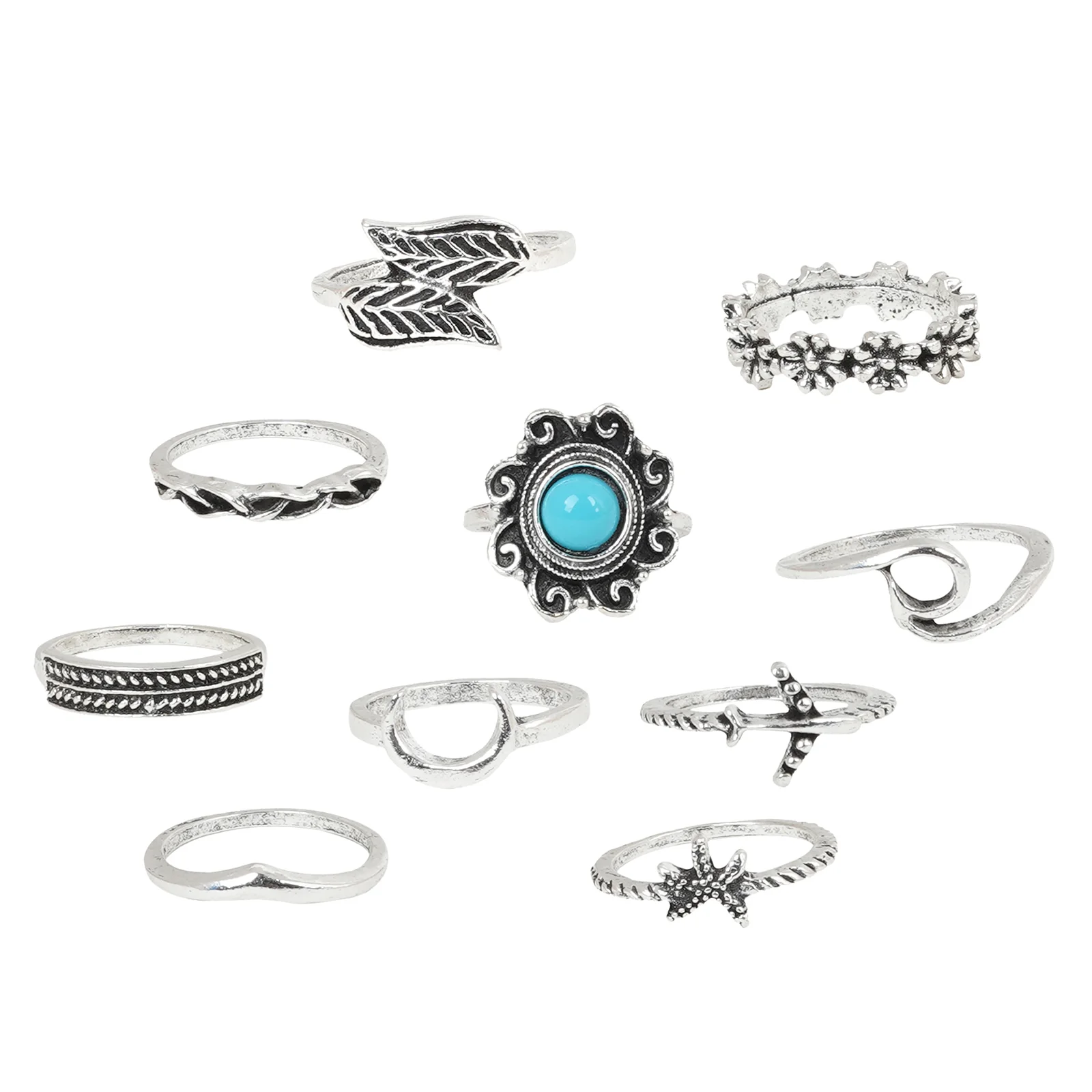 Ryla Boho Ring Set - Image 3