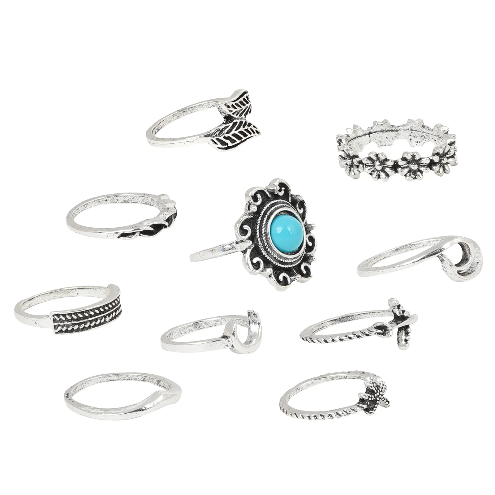 Ryla Boho Ring Set - Image 4