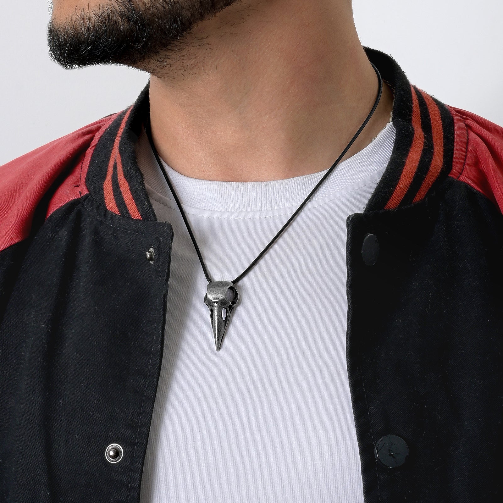 Saber Men's Black Necklace - Image 2