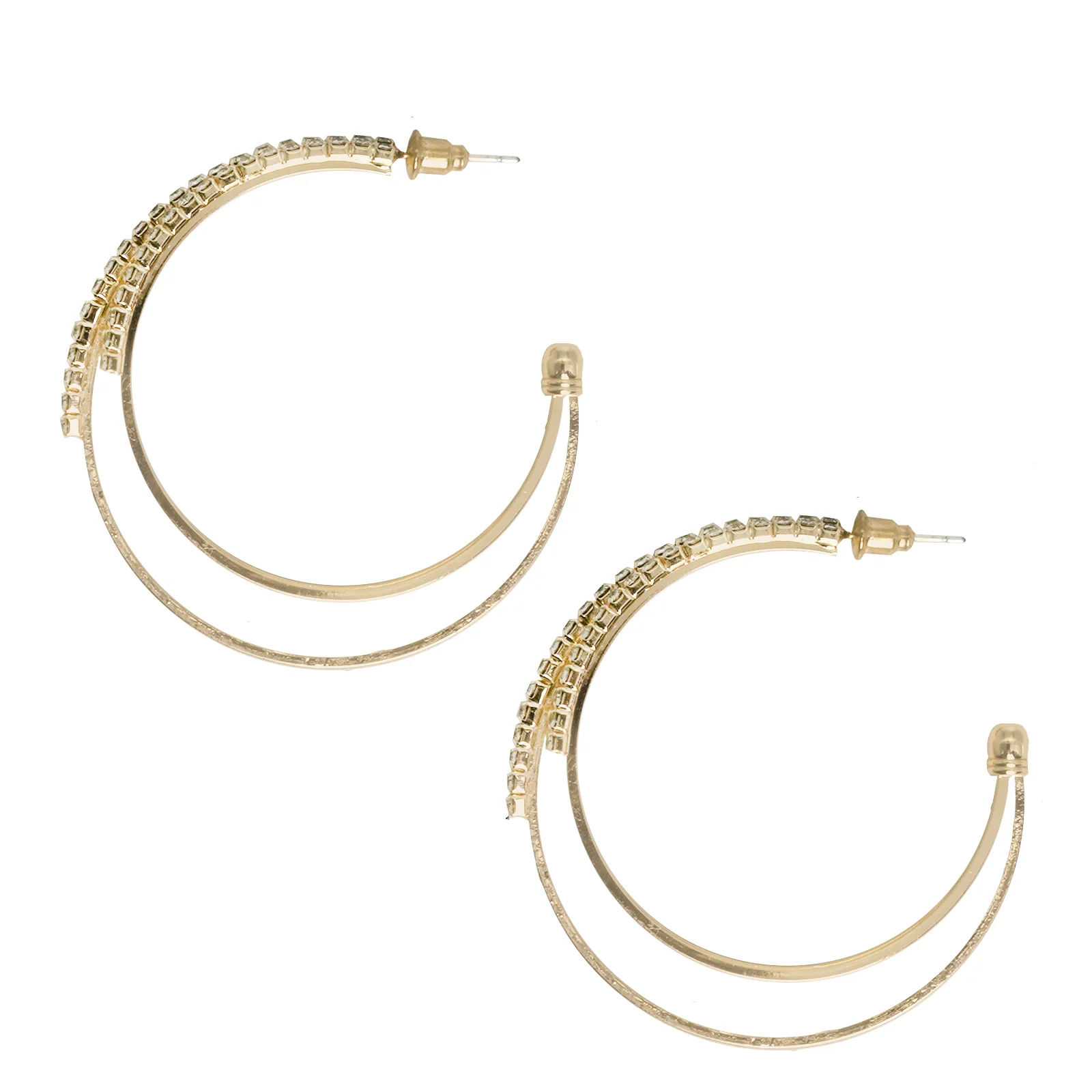Saturday Night Gold Hoops - Image 5