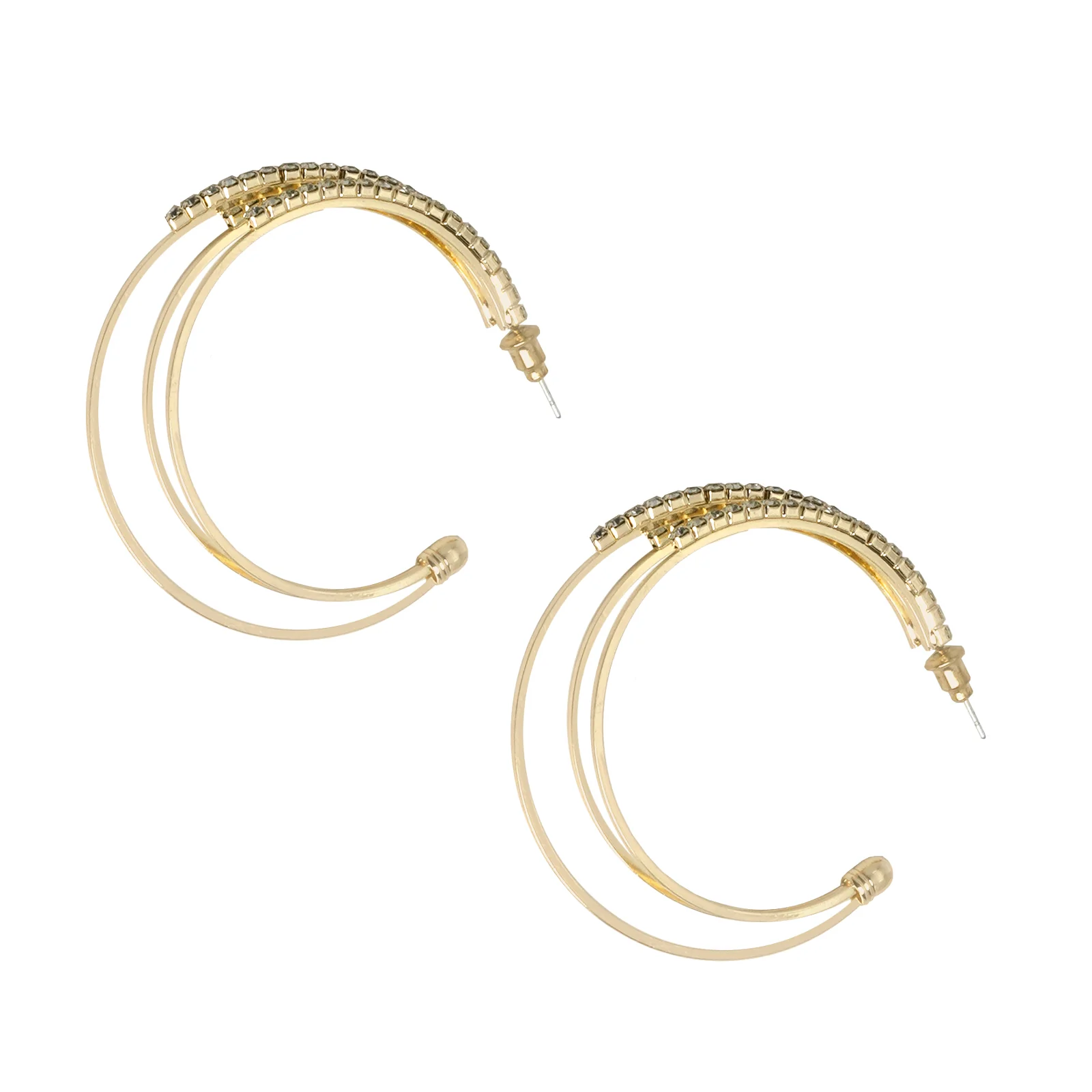 Saturday Night Gold Hoops - Image 7