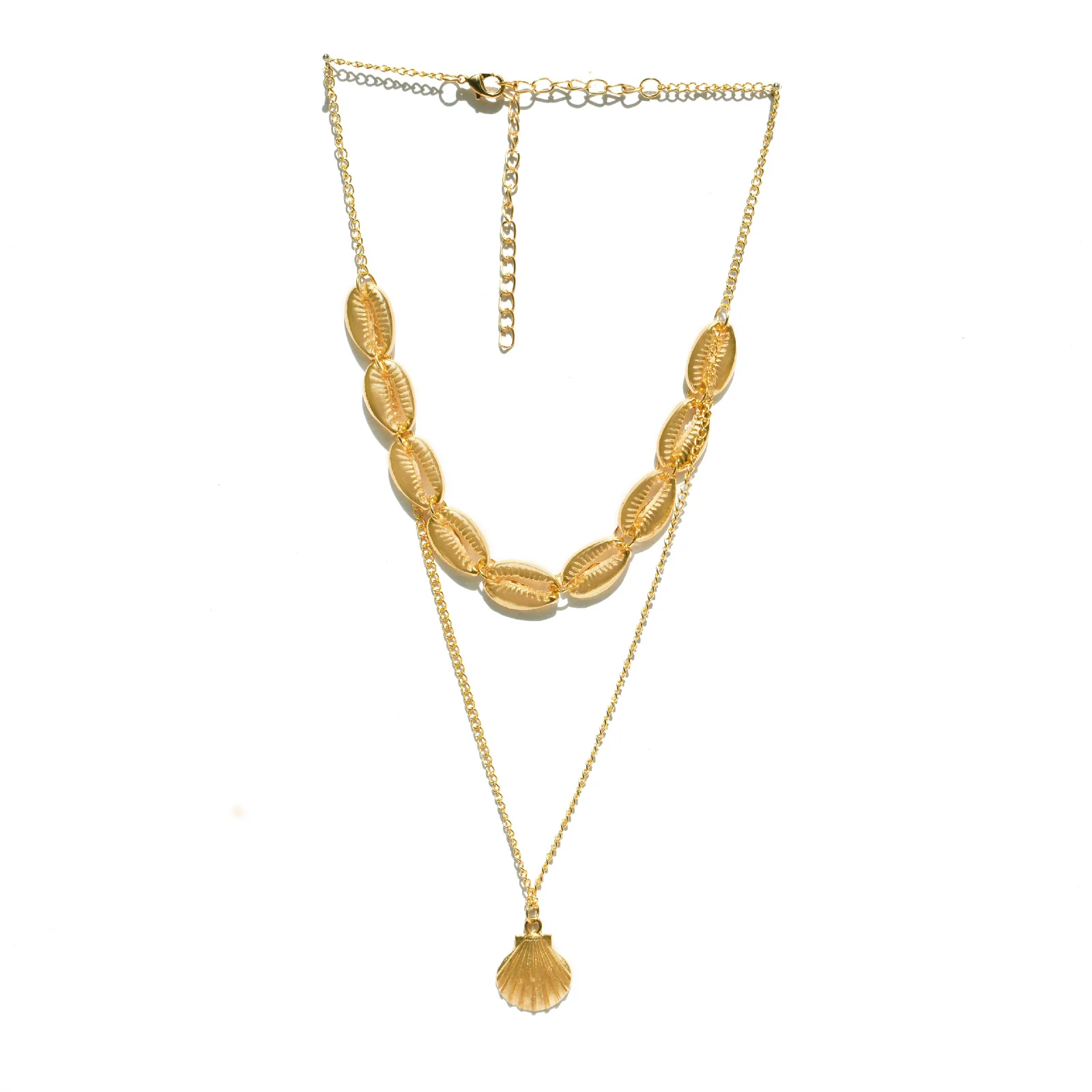 Sea Shells Layered Necklace - Image 2