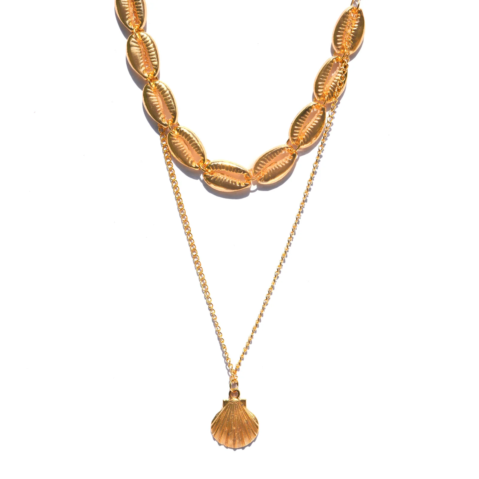 Sea Shells Layered Necklace - Image 3