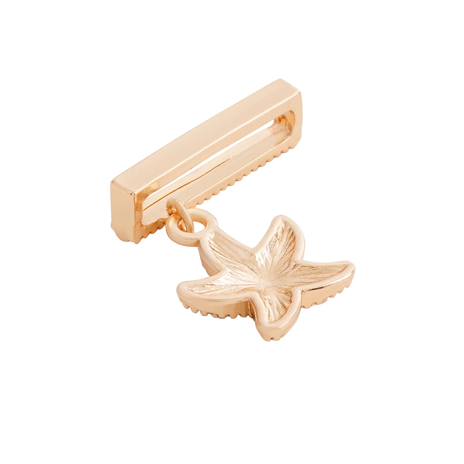 Sea Star Gold & Black Pin Watch Charm - Image 5