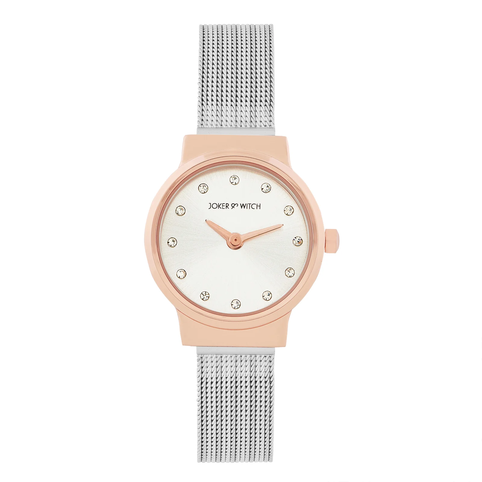 Serena Silver Mini Dial Mesh Strap Women's Watch - Image 3