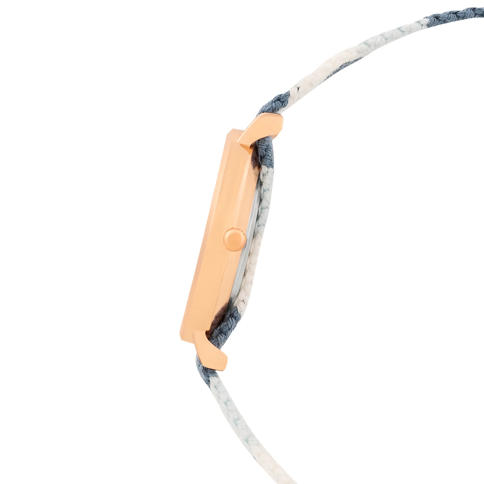 Serenity Loom White Medium Dial Blue Macrame Strap Women's Watch - Image 5