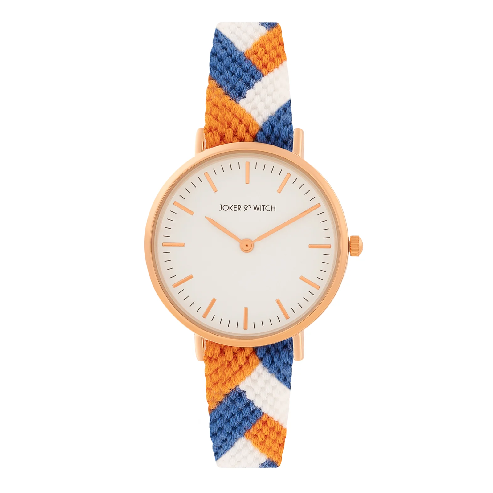 Serenity White Medium Dial Multicolor Macrame Strap Women's Watch - Image 3