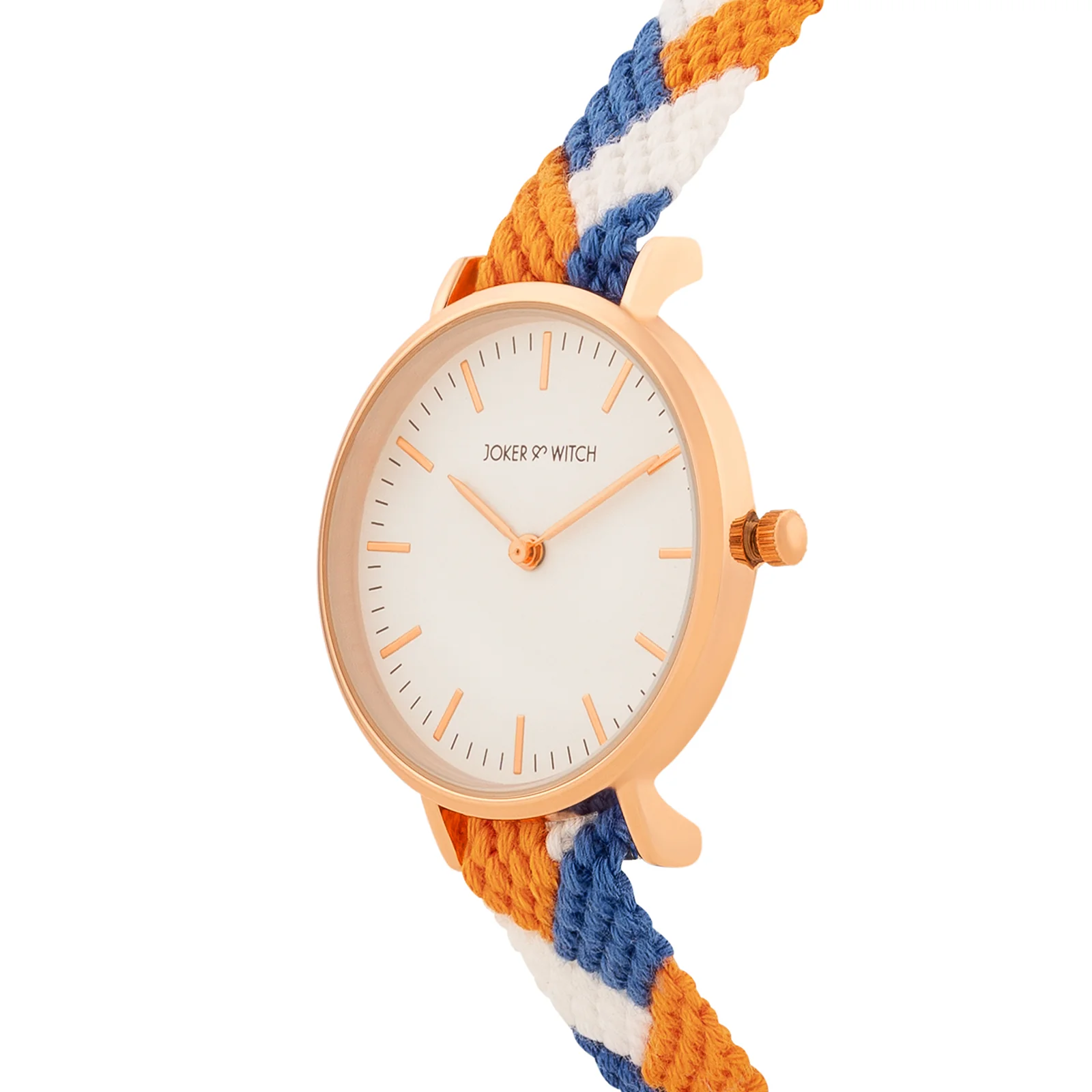 Serenity White Medium Dial Multicolor Macrame Strap Women's Watch - Image 4