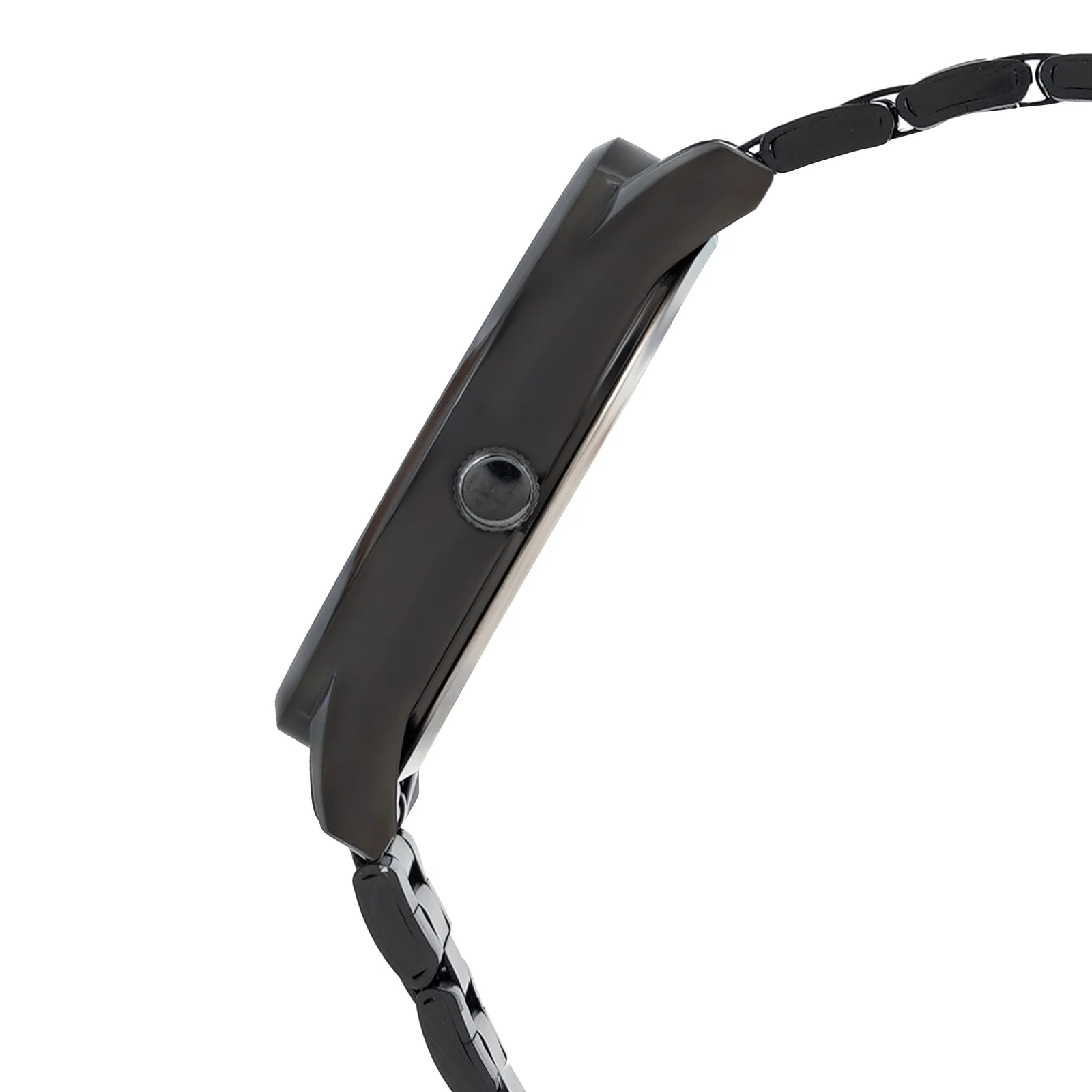 Shanghai Black Large Dial Linked Chain Strap Men's Watch - Image 5
