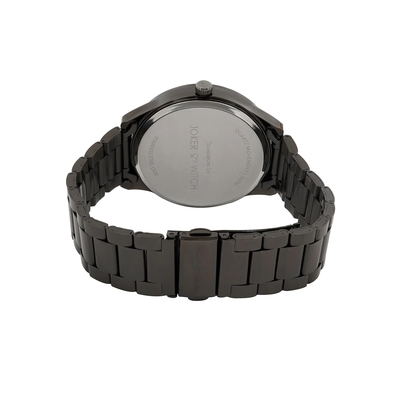Shanghai Black Large Dial Linked Chain Strap Men's Watch - Image 6