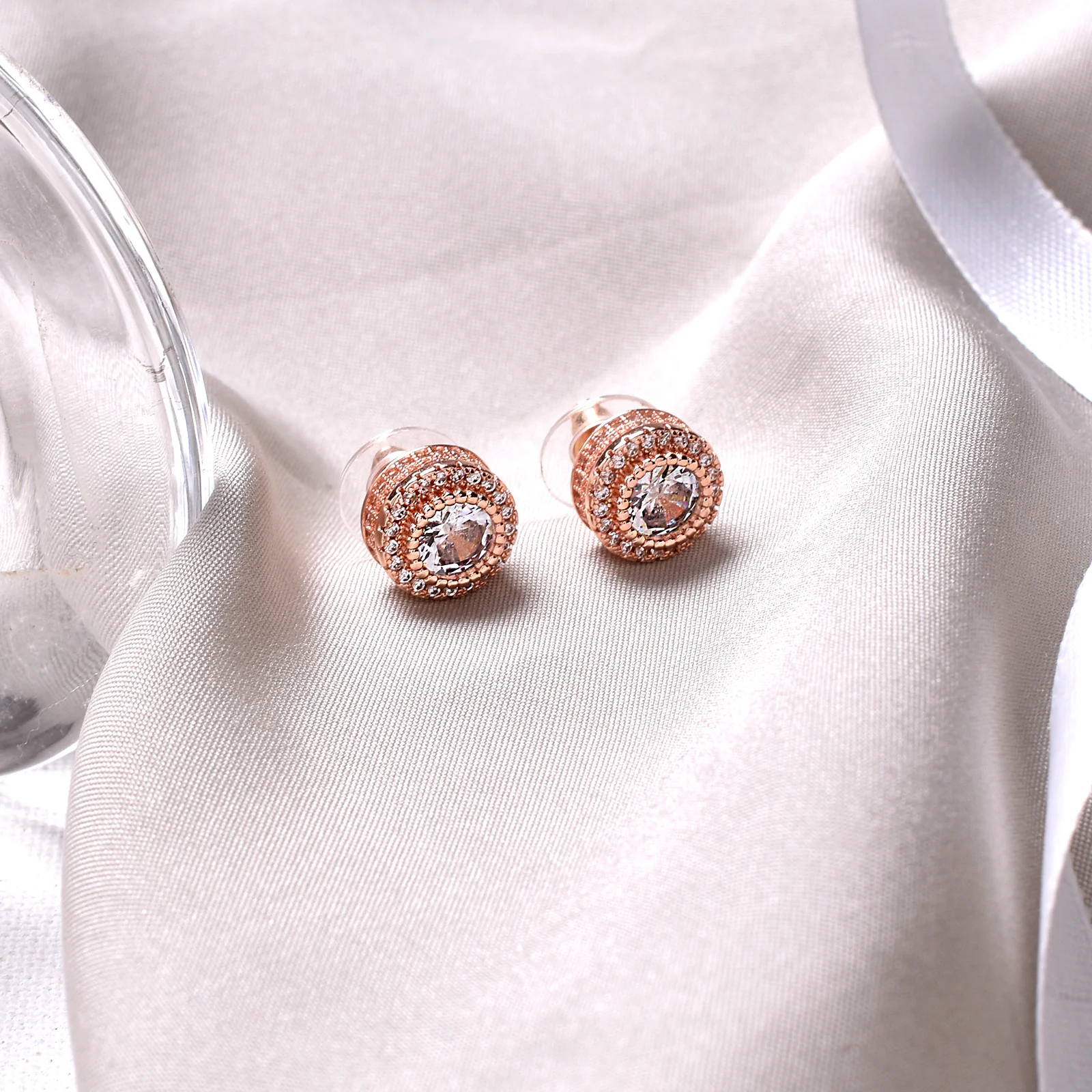 Shea Stellar Rosegold Studs - Image 2