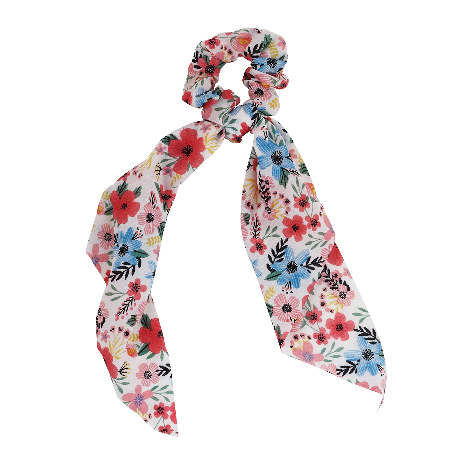 Shilon Floral Scarf Scrunchie - Image 3