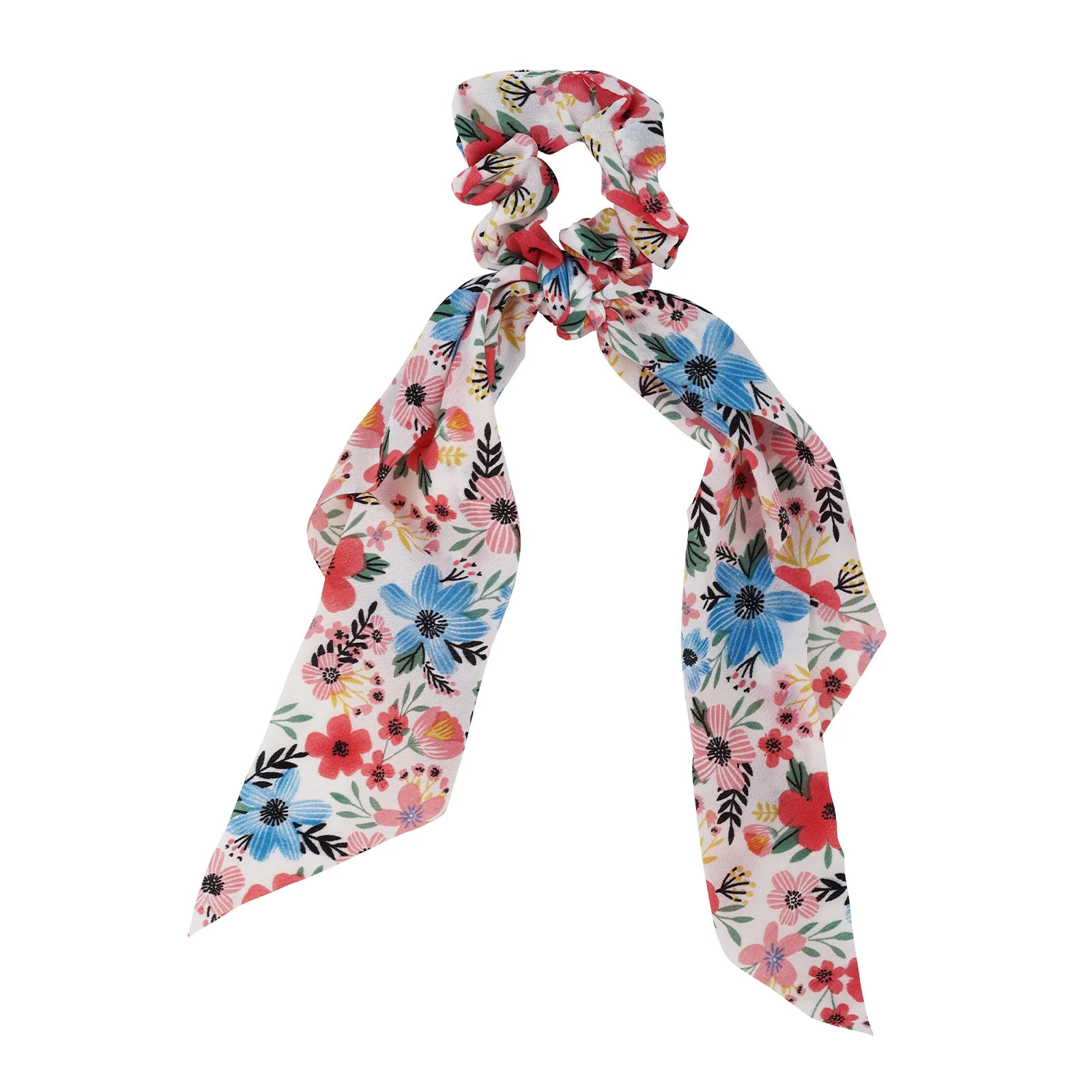 Shilon Floral Scarf Scrunchie - Image 4