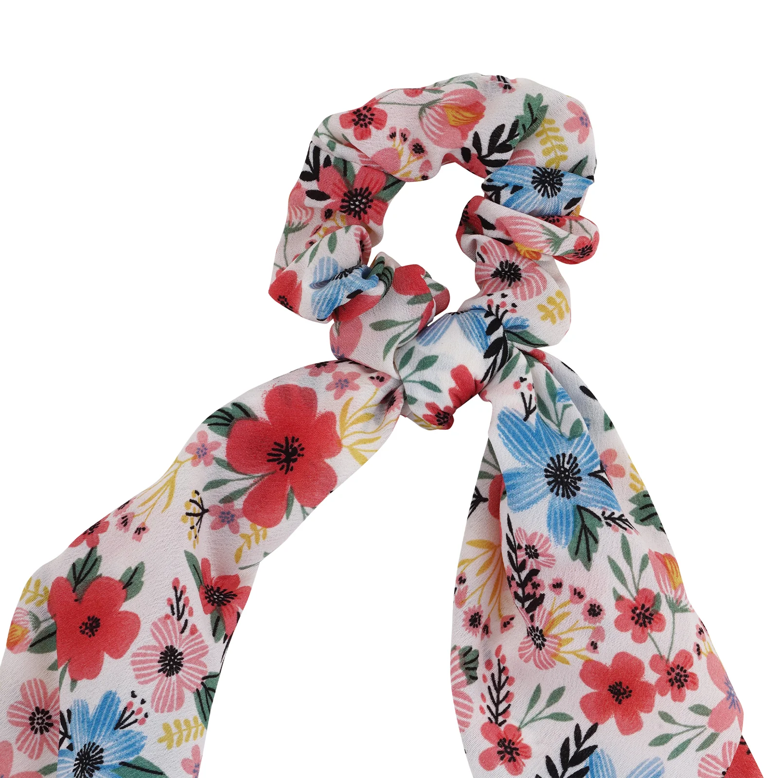Shilon Floral Scarf Scrunchie - Image 5