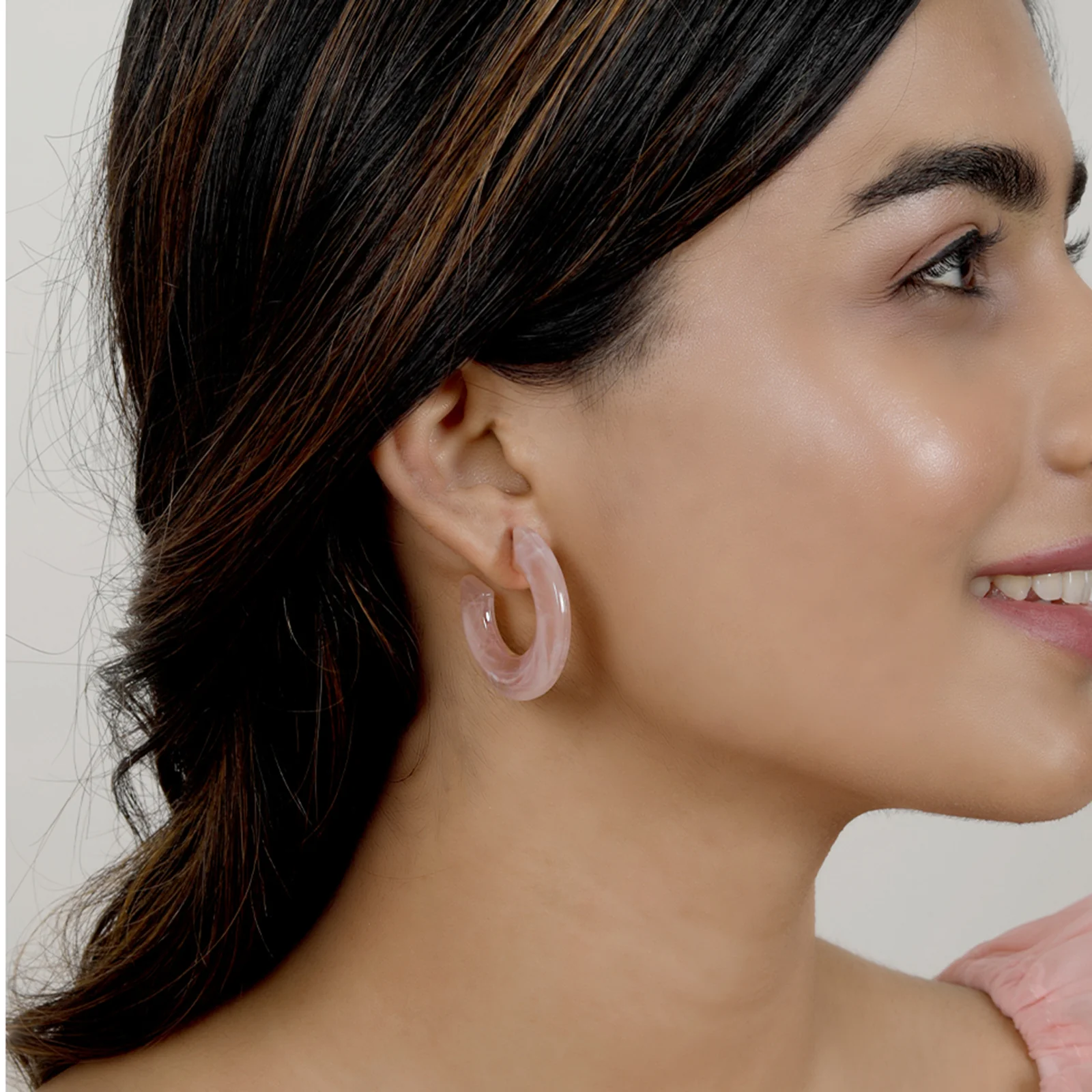 Bewitched Shine On Set of 3 Multi Color Hoop Earrings - Image 2
