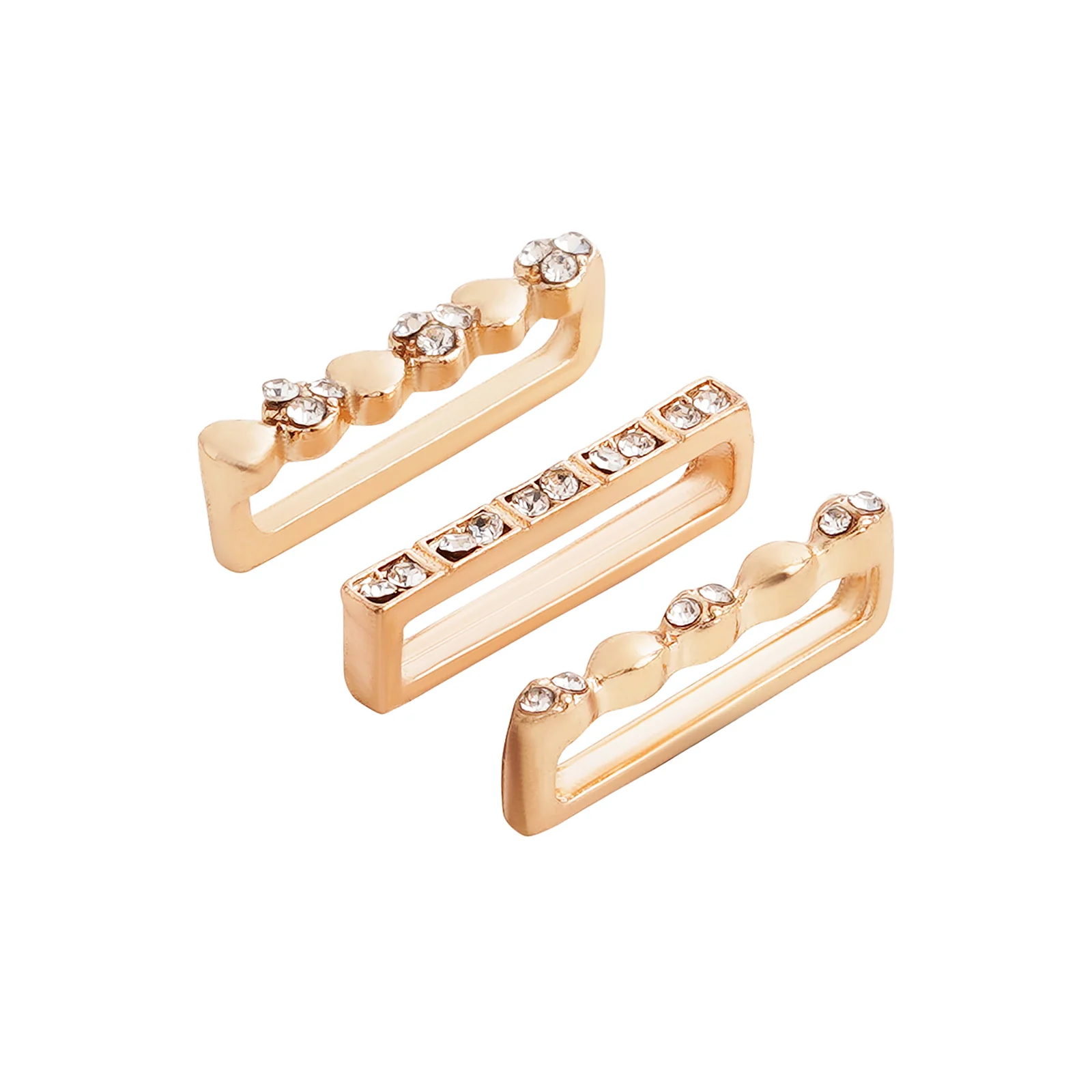 Shinning Diamonds Gold Ring Watch Charm - Image 4