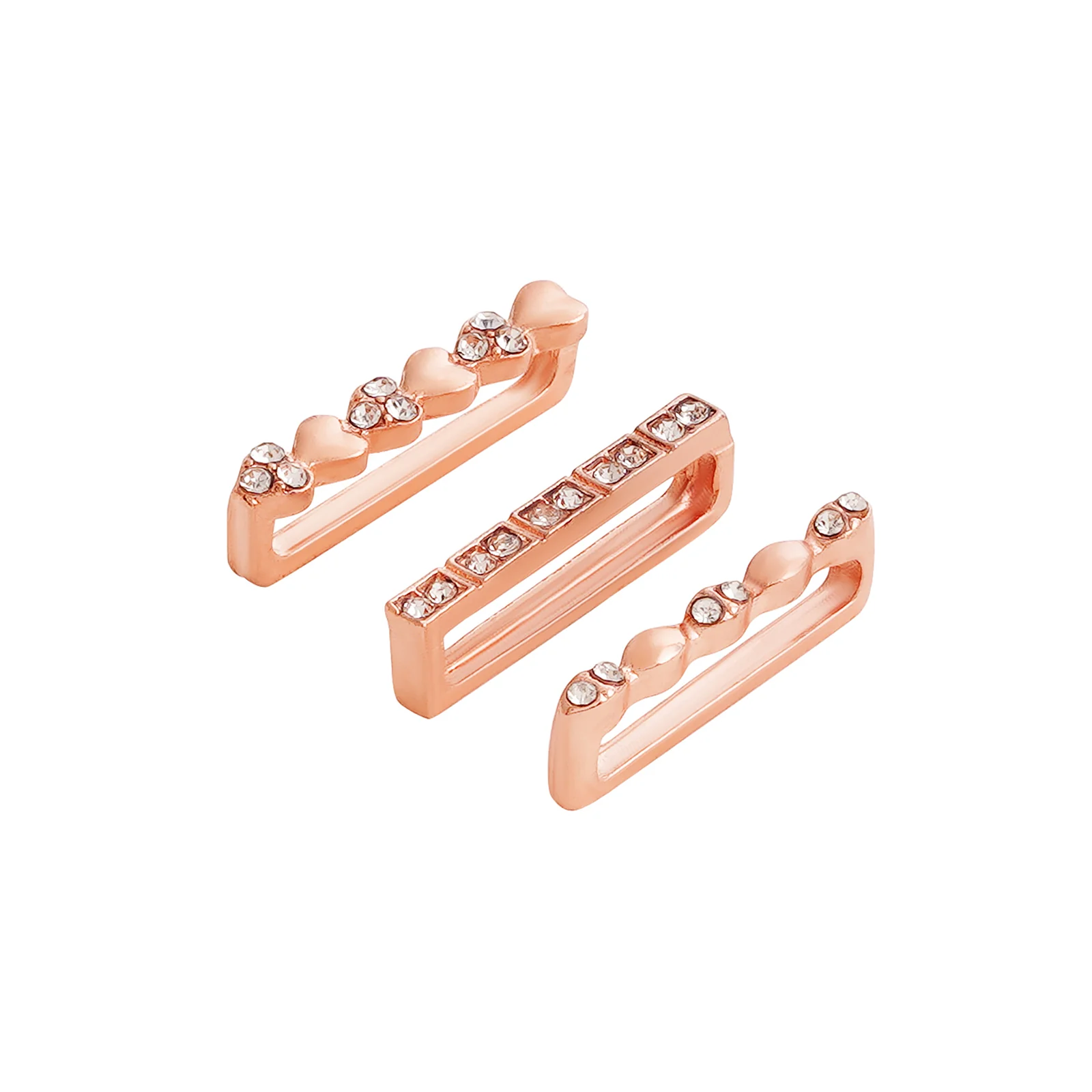 Shinning Diamonds Rosegold Ring Watch Charm - Image 4