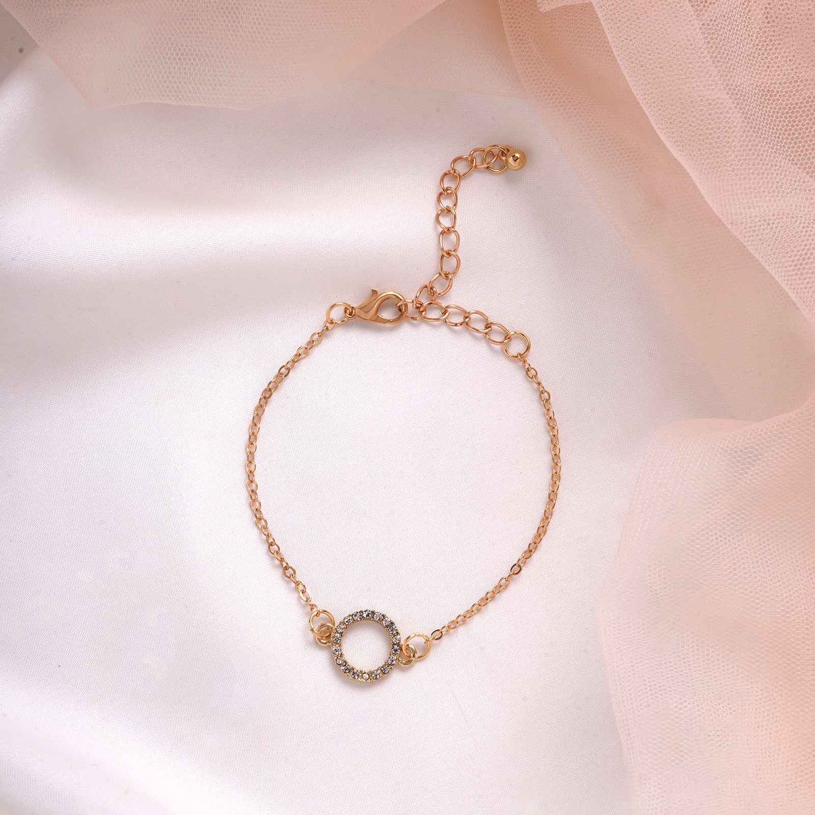Bewitched Shiny Halo Gold Bracelet - Image 2