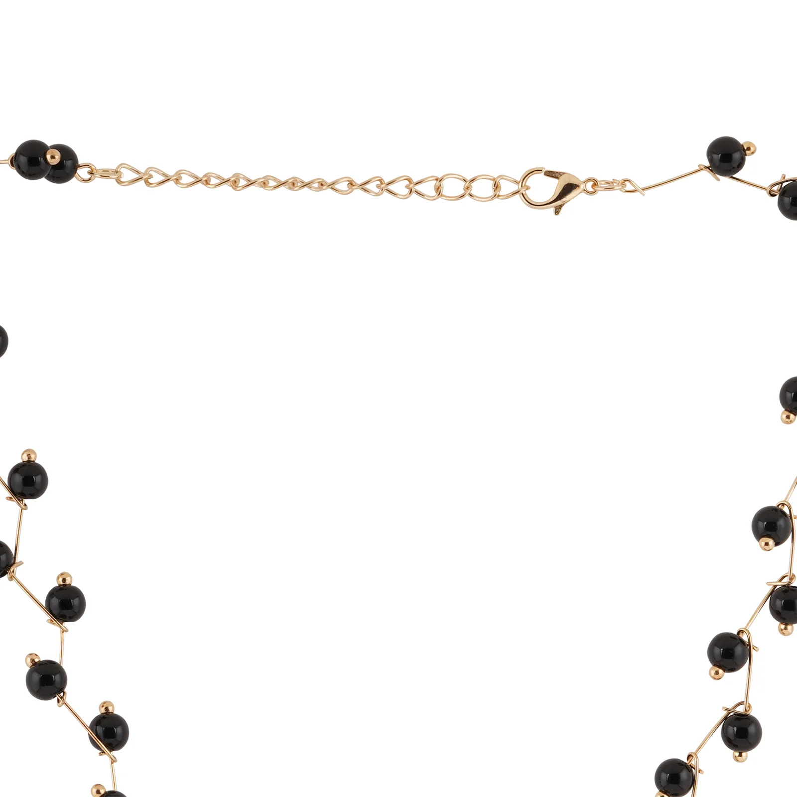 Sienaa Black Bead Necklace - Image 5