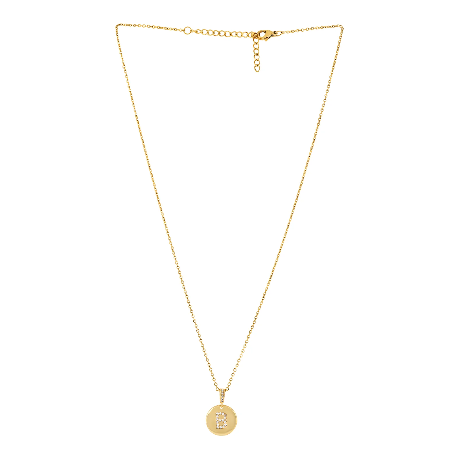 Silken Alphabet B Necklace - Image 3