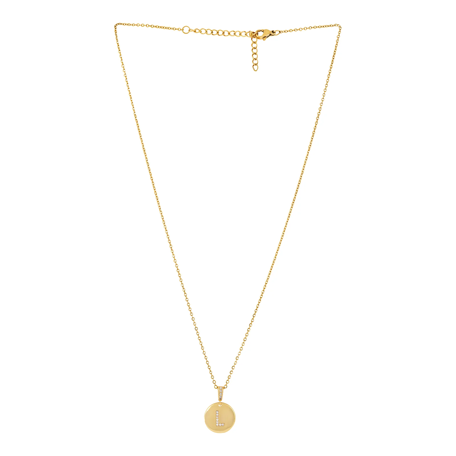 Silken Alphabet L Necklace - Image 2