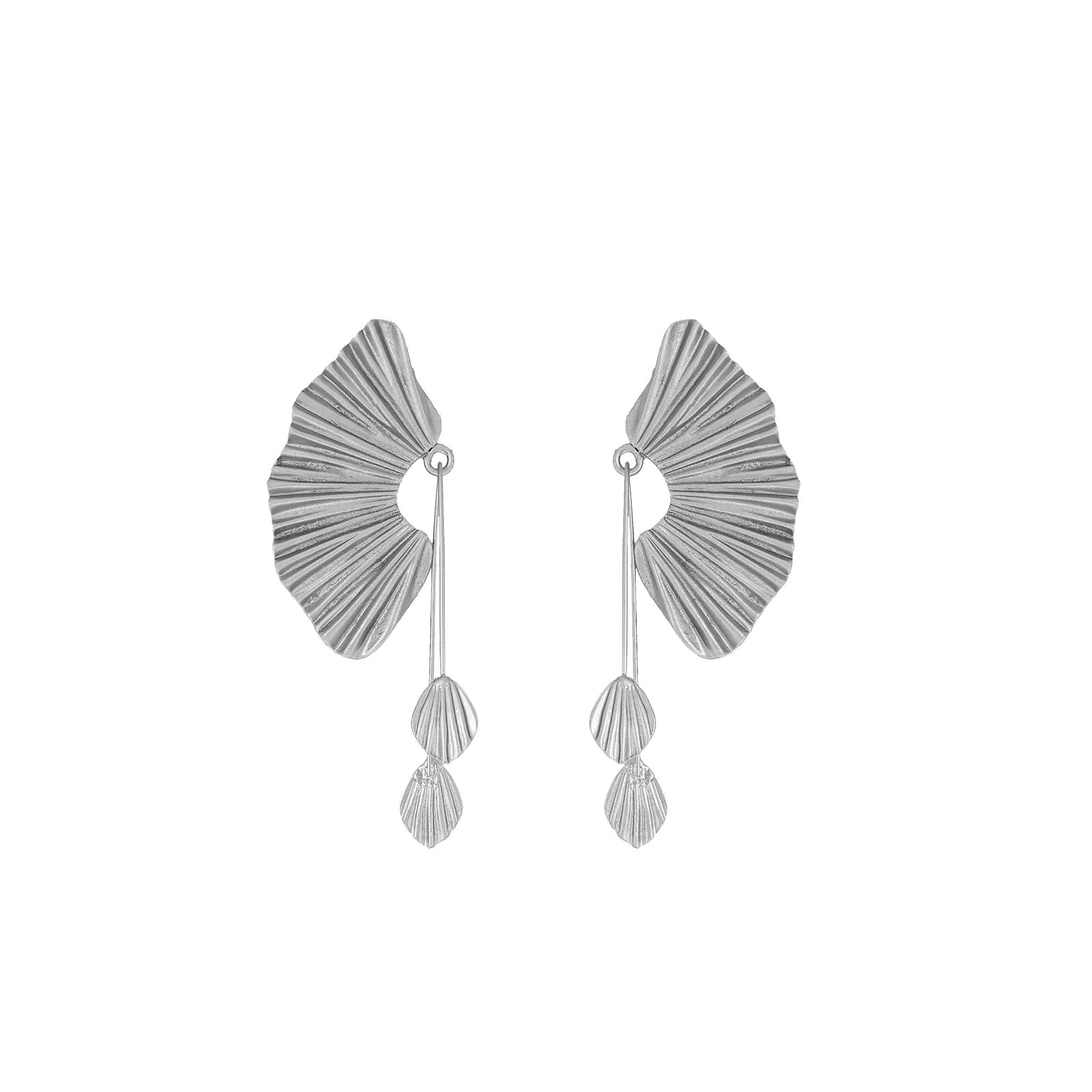 Silver Flair Drop Earring - Image 3