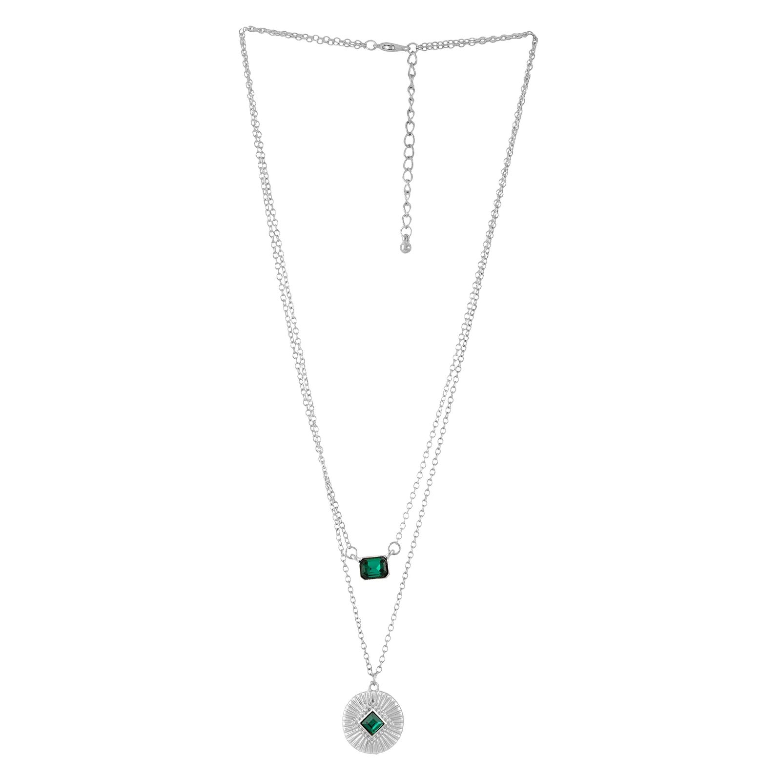 Bewitched Silver Sage Layered Necklace - Image 3