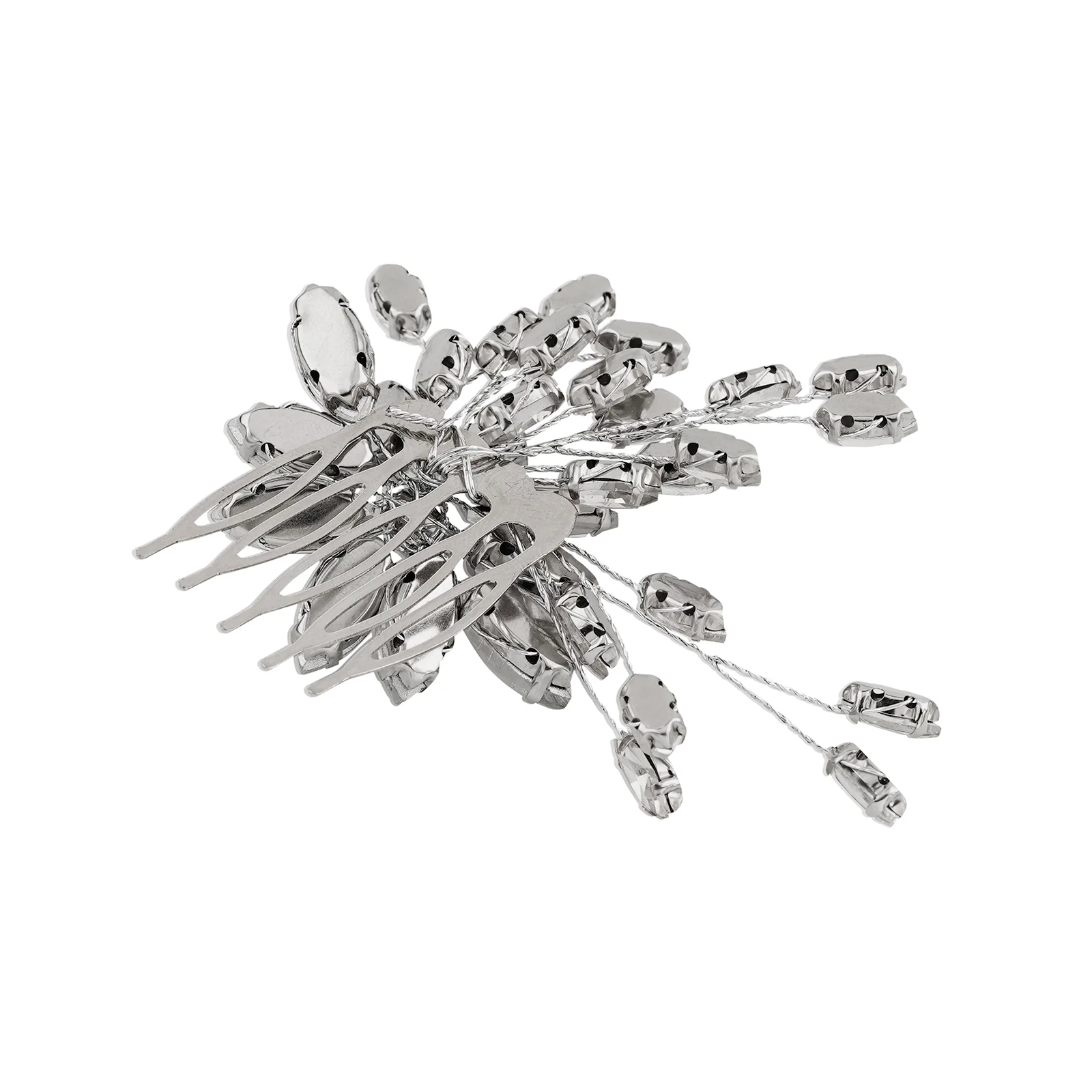Silvia Silver Pearl hairpin - Image 5
