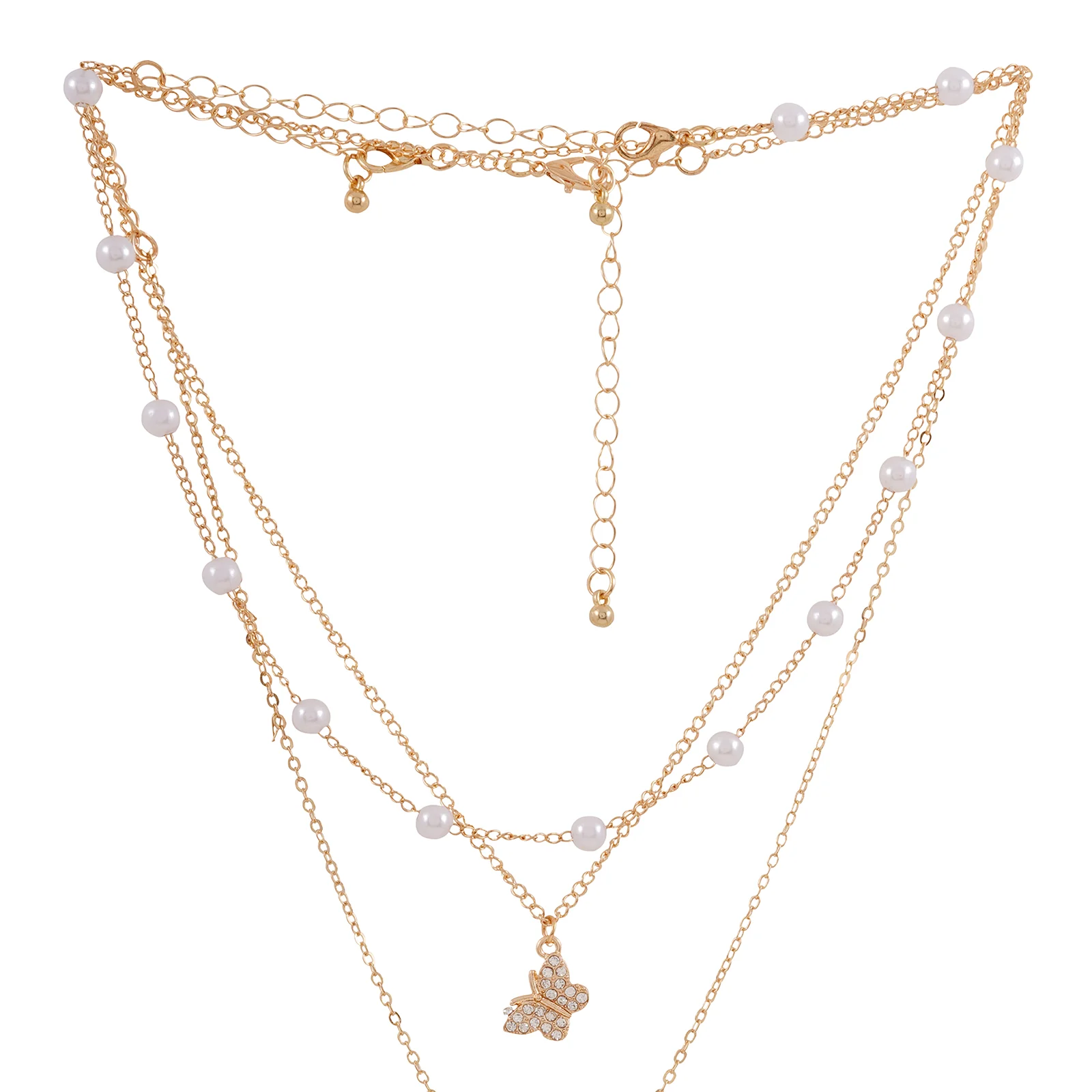Sirena Pearl Gold Necklace - Image 5