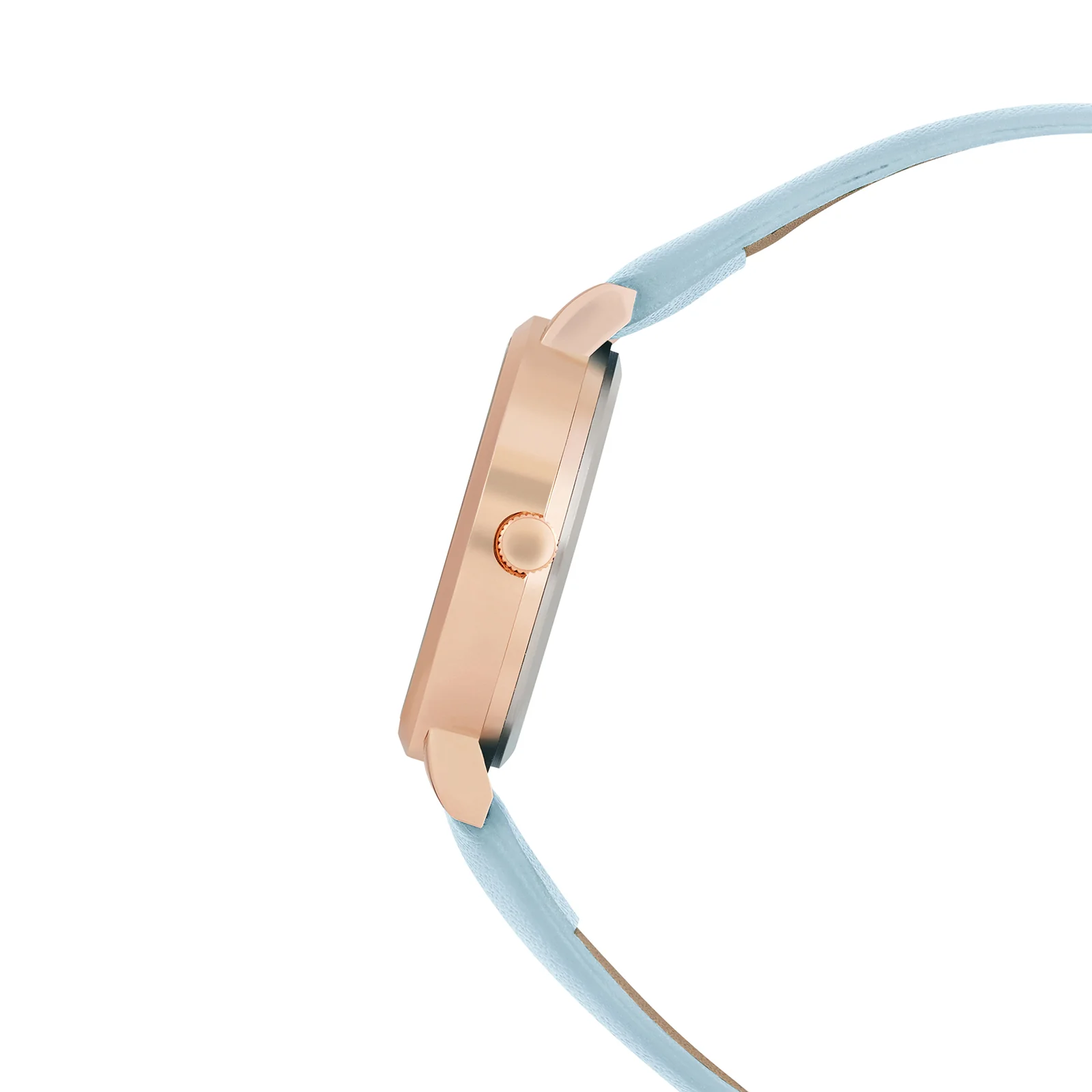 Skyfall Blue and MOP Medium Dial Blue PU Strap Women's Watch - Image 5