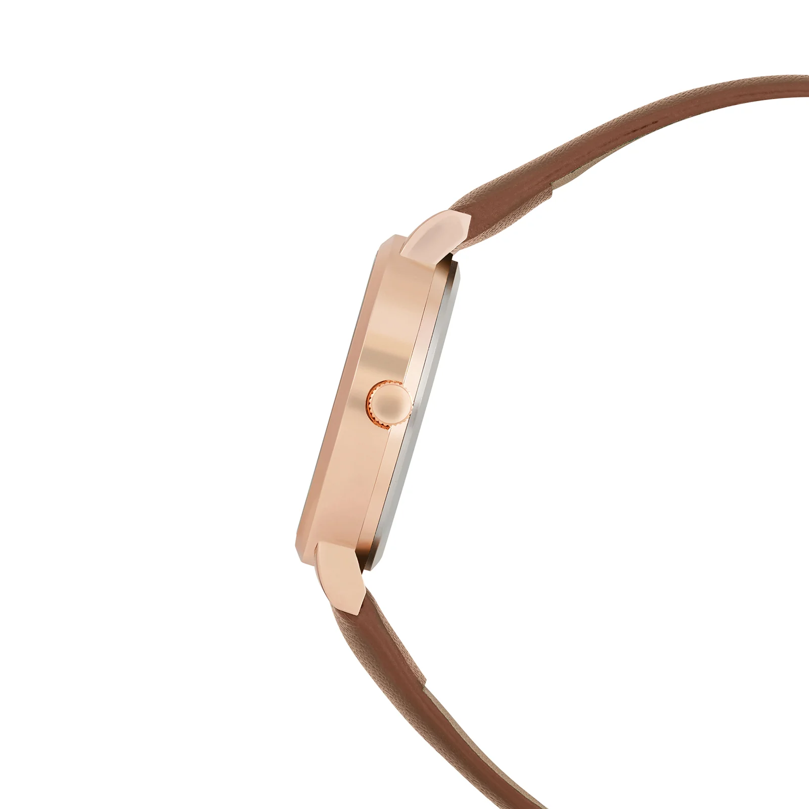Skyfall Brown and MOP Medium Dial Brown PU Strap Women's Watch - Image 5