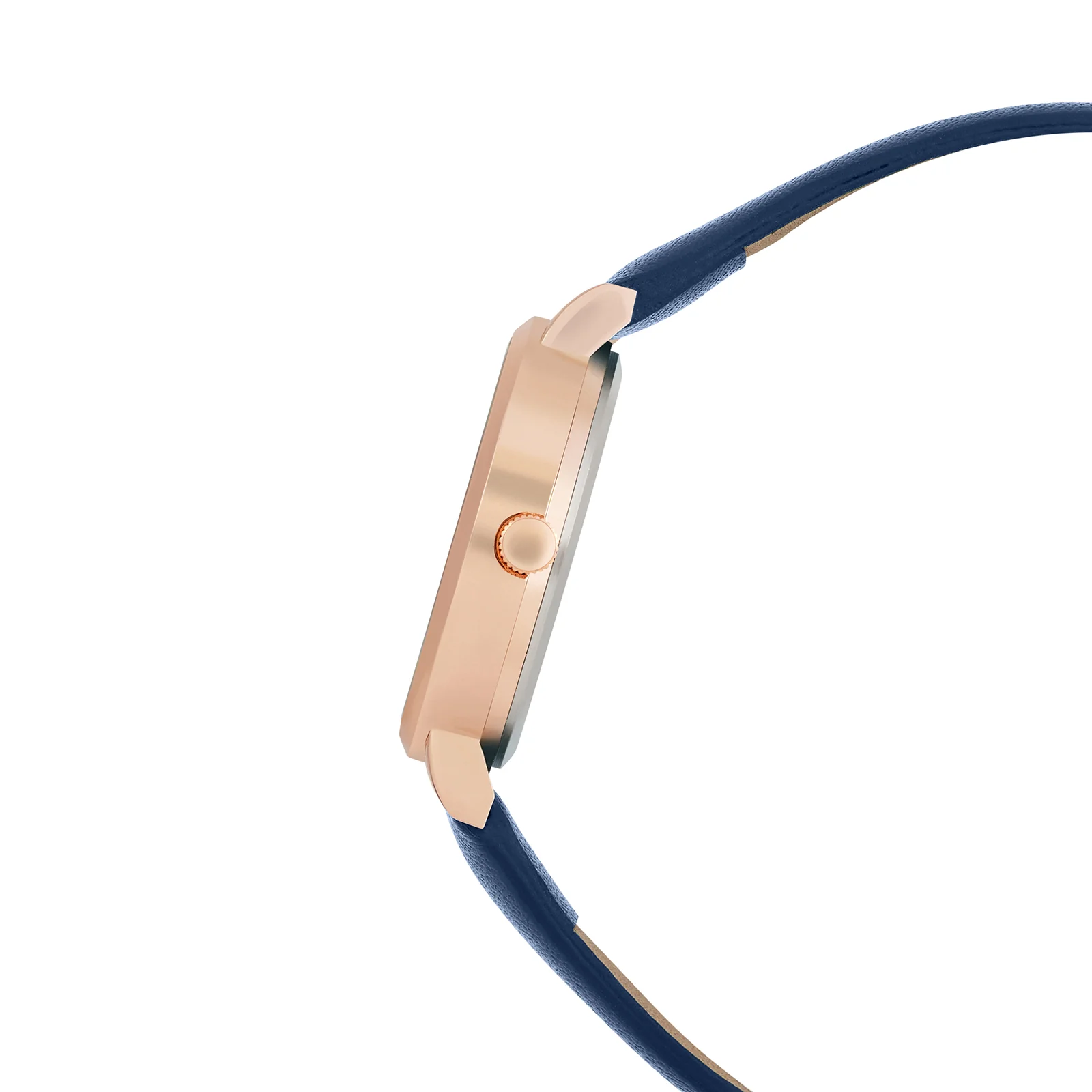 Skyfall Dark Blue and MOP Medium Dial Dark Blue PU Strap Women's Watch - Image 5