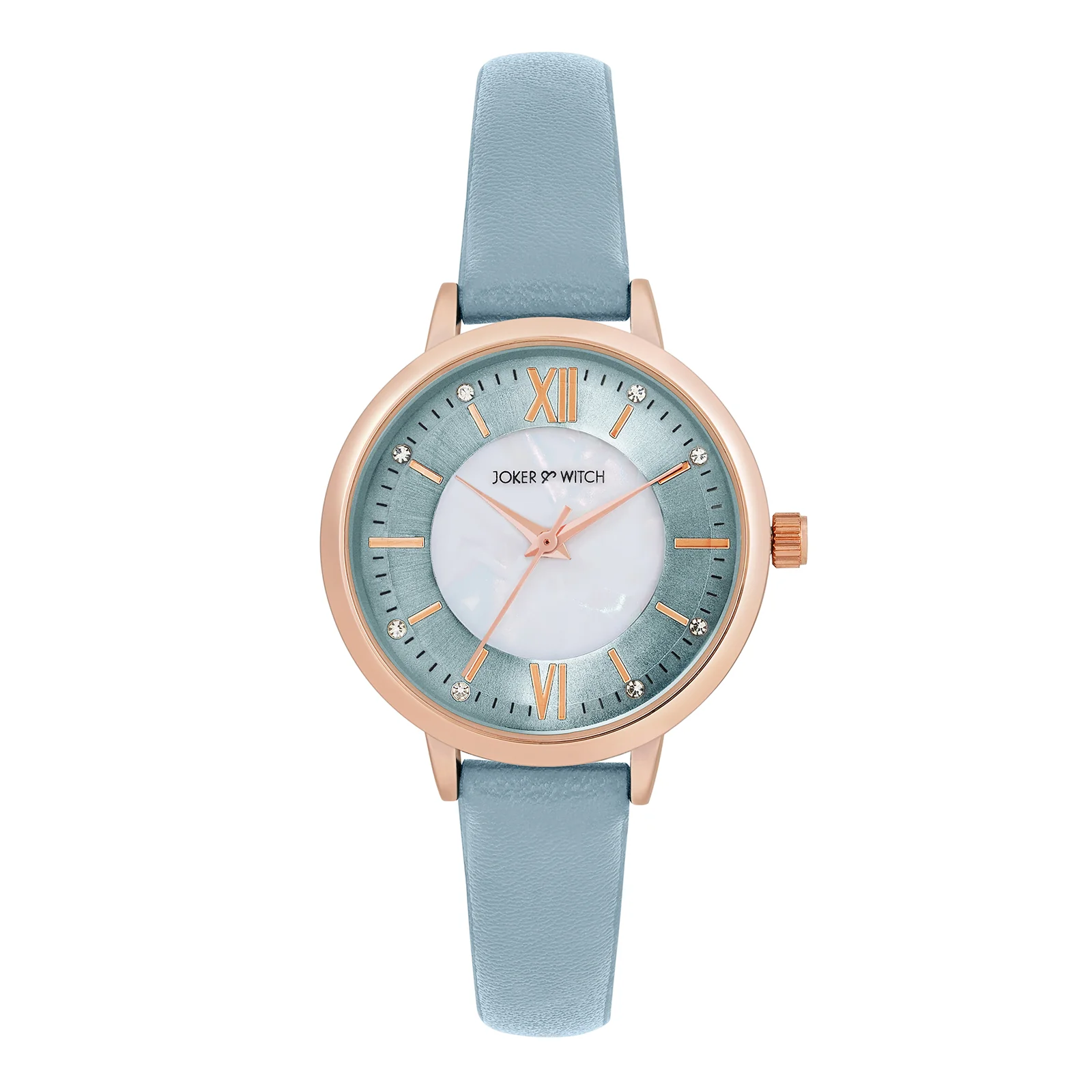Skyfall Grey and MOP Medium Dial Grey PU Strap Women's Watch - Image 3