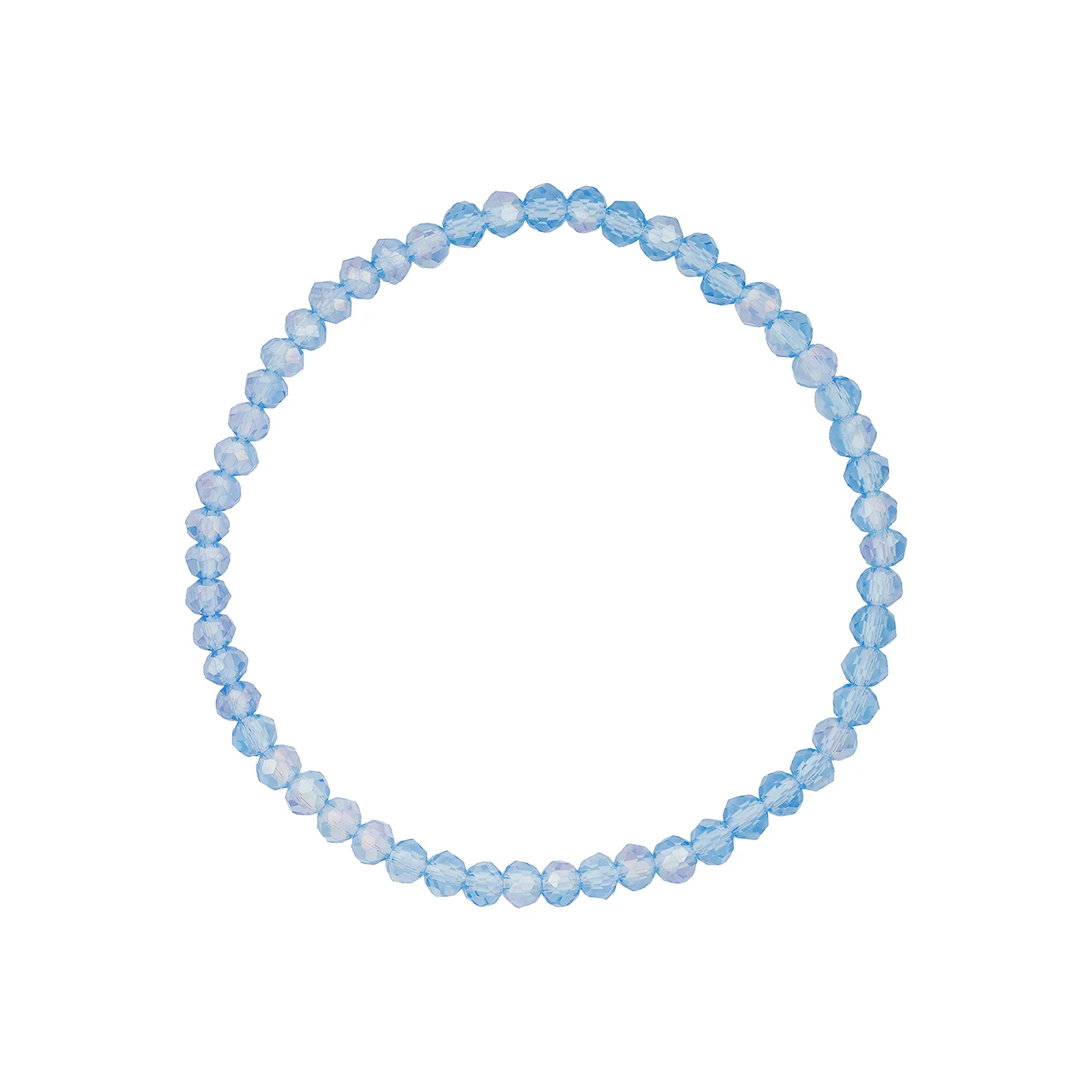 Snow On The Beach Blue Beaded Bracelet - Image 6