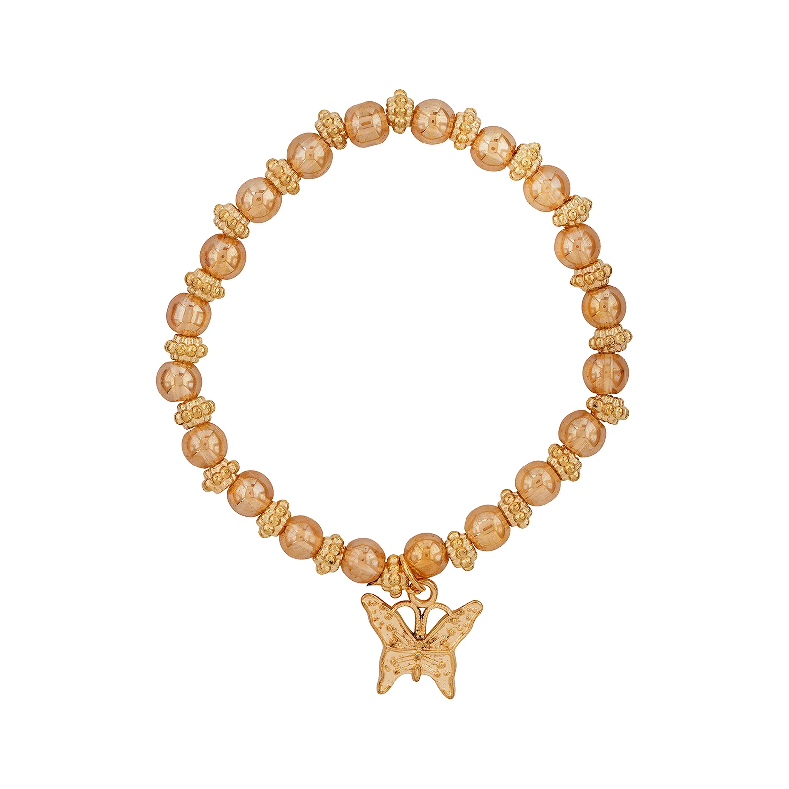 So High School Cream Beaded Bracelet - Image 4