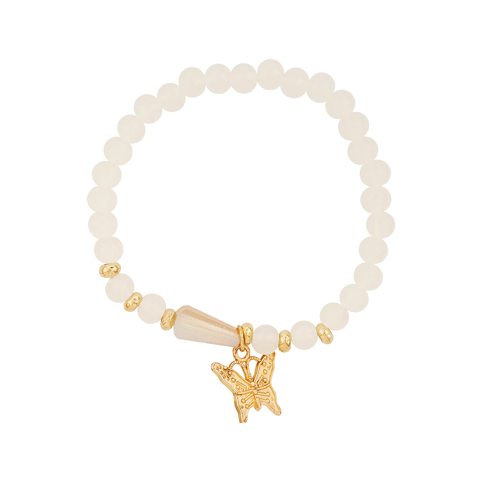 So High School Cream Beaded Bracelet - Image 7