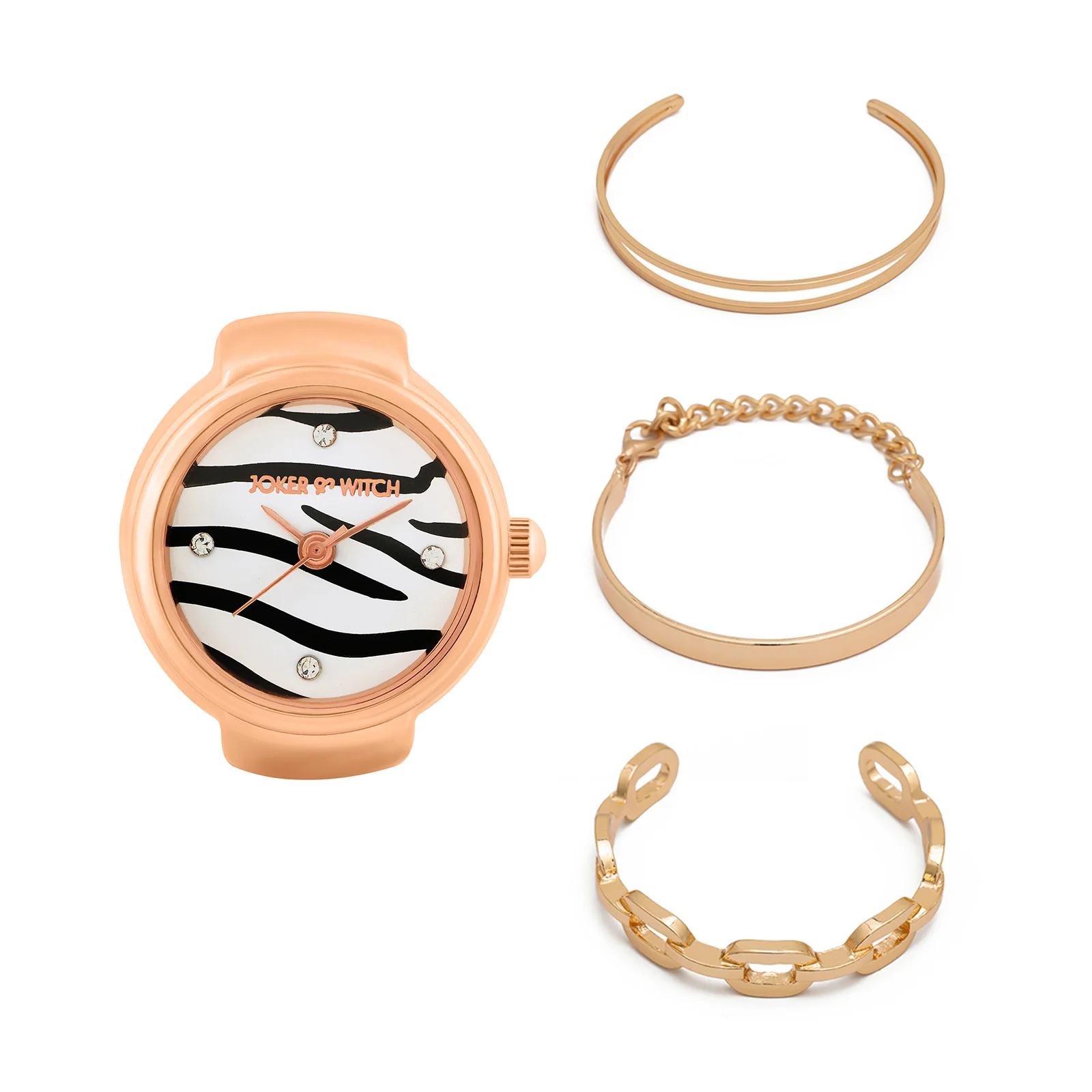 Solar Drip Ring Watch Bracelet Stack - Image 2