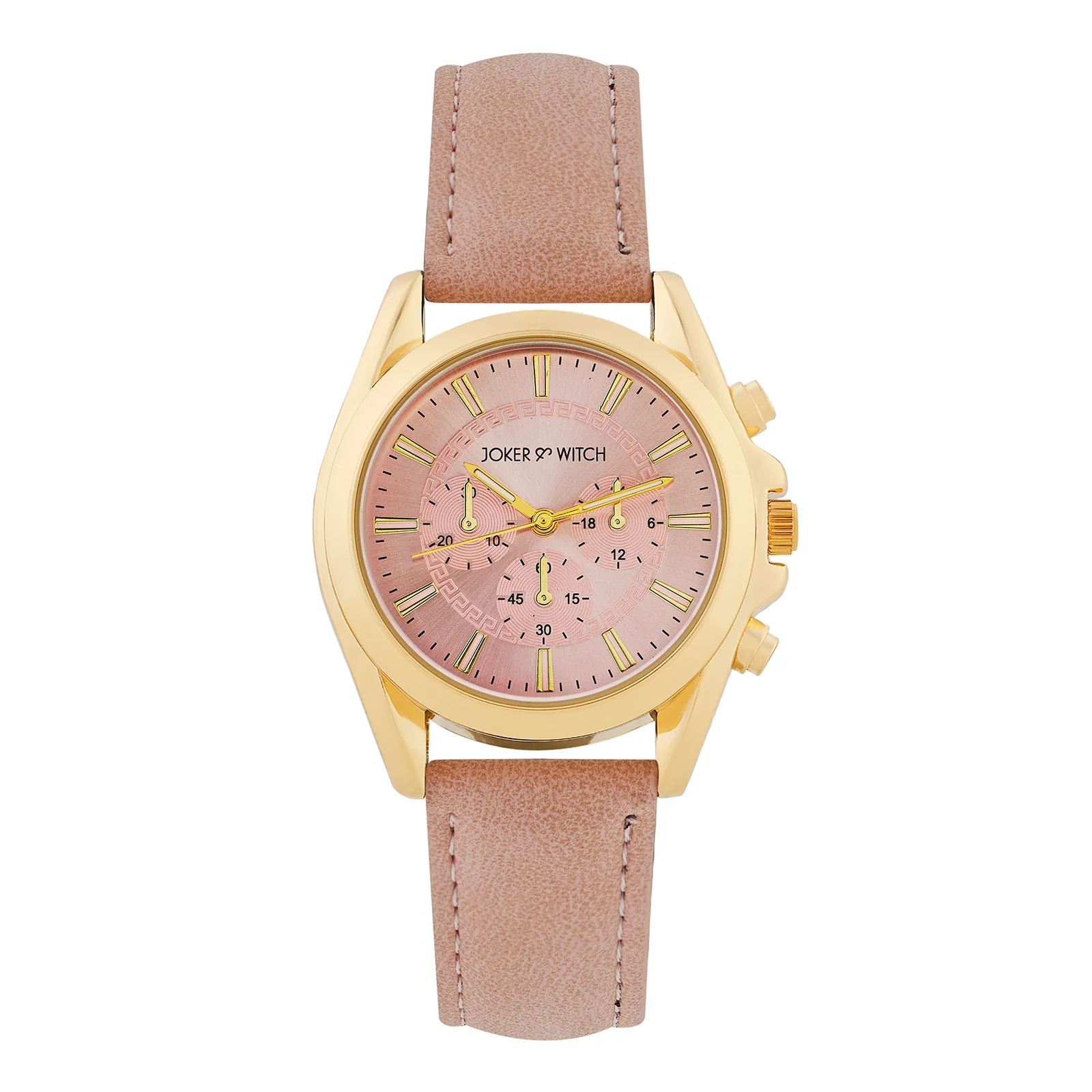 Soleil Pink Medium Dial PU Strap Women's Watch - Image 3