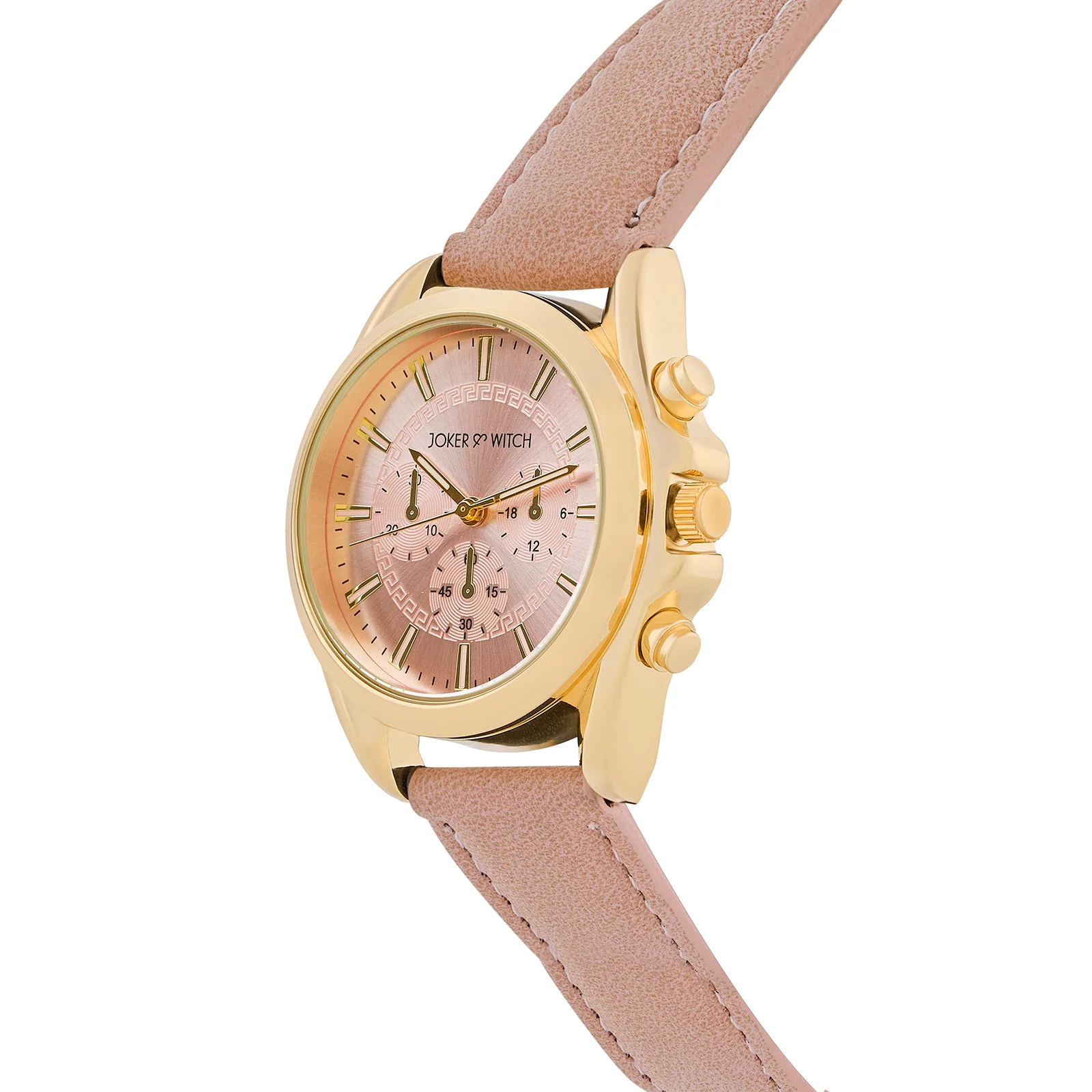 Soleil Pink Medium Dial PU Strap Women's Watch - Image 4