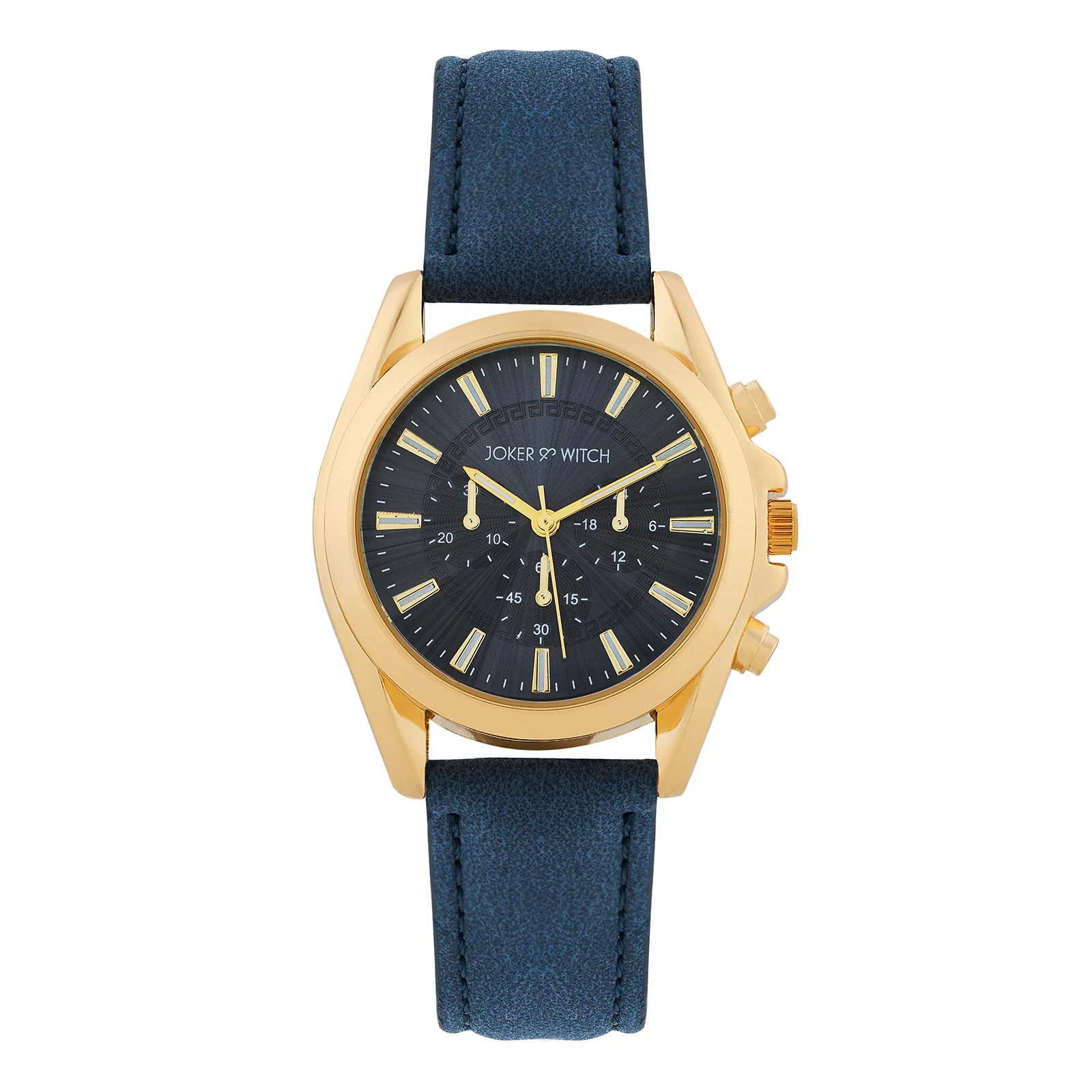 Soleil Blue Medium Dial PU Strap Women's Watch - Image 3