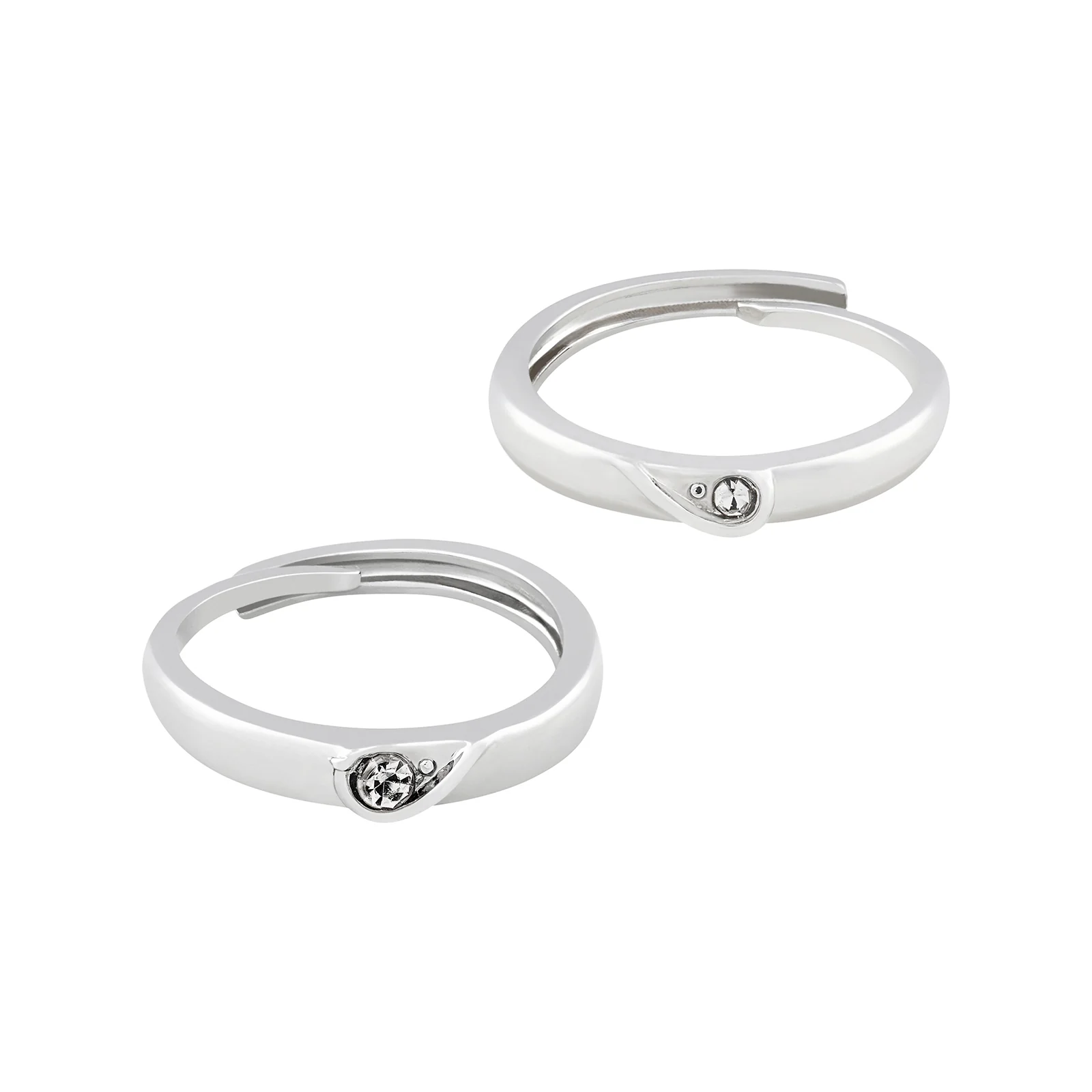 Sophie & Sky Love Hearts Couple Rings - Image 3