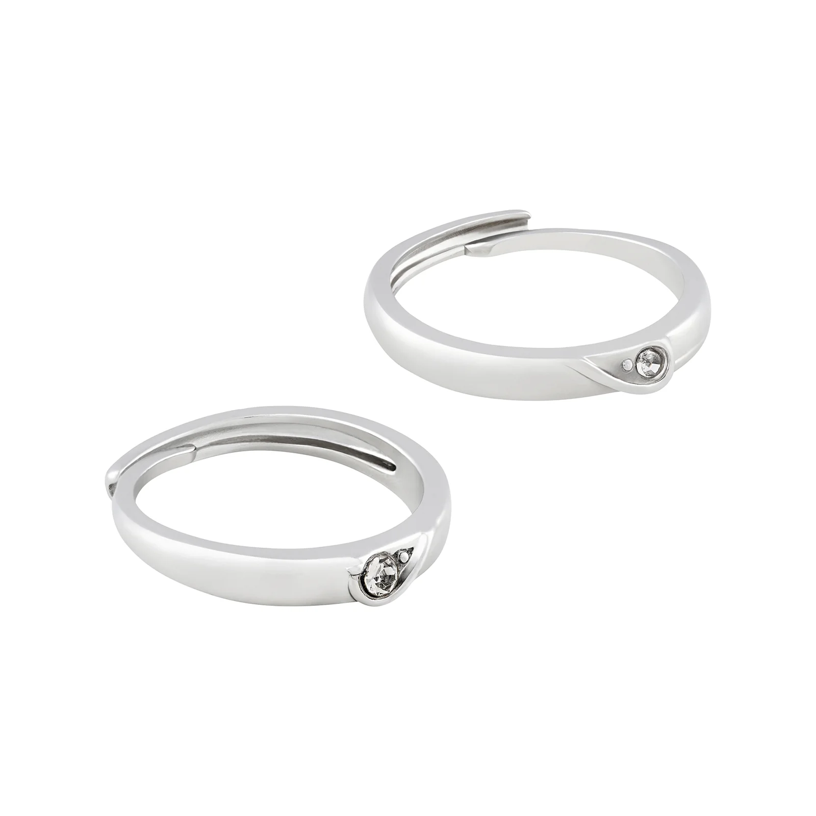 Sophie & Sky Love Hearts Couple Rings - Image 4