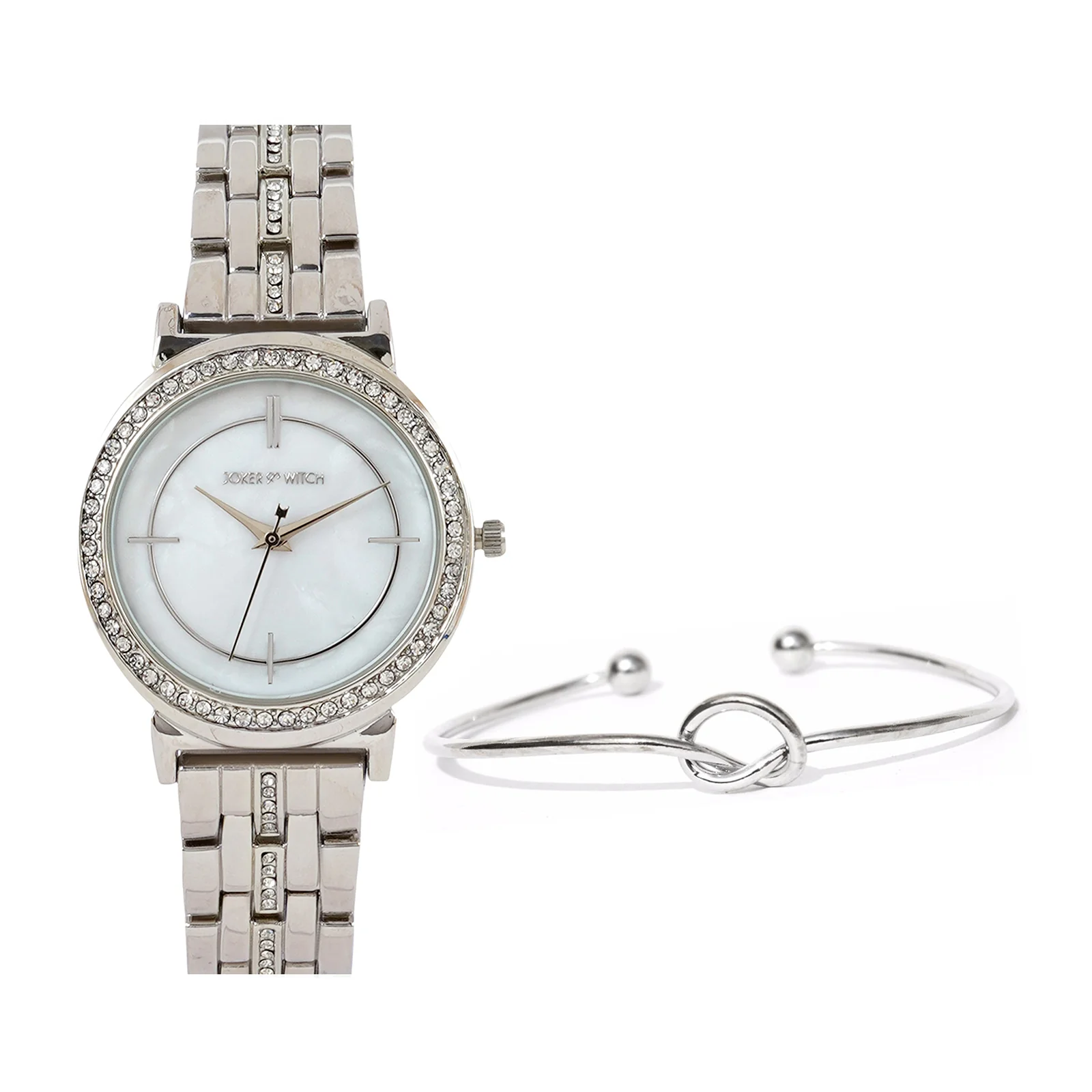 Stacie Silver Watch Bracelet Stack - Image 2