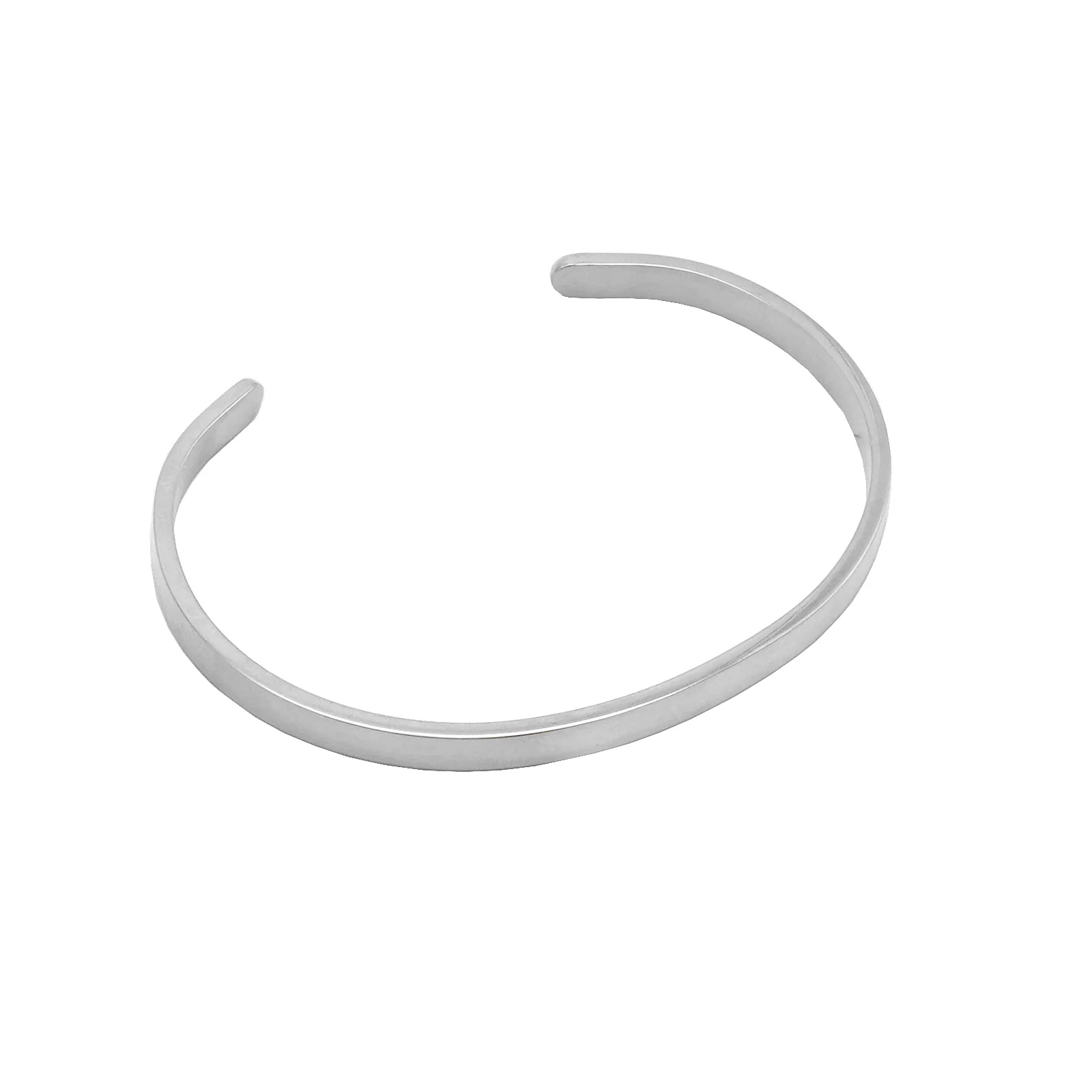 Minimal Silver Band - Image 2