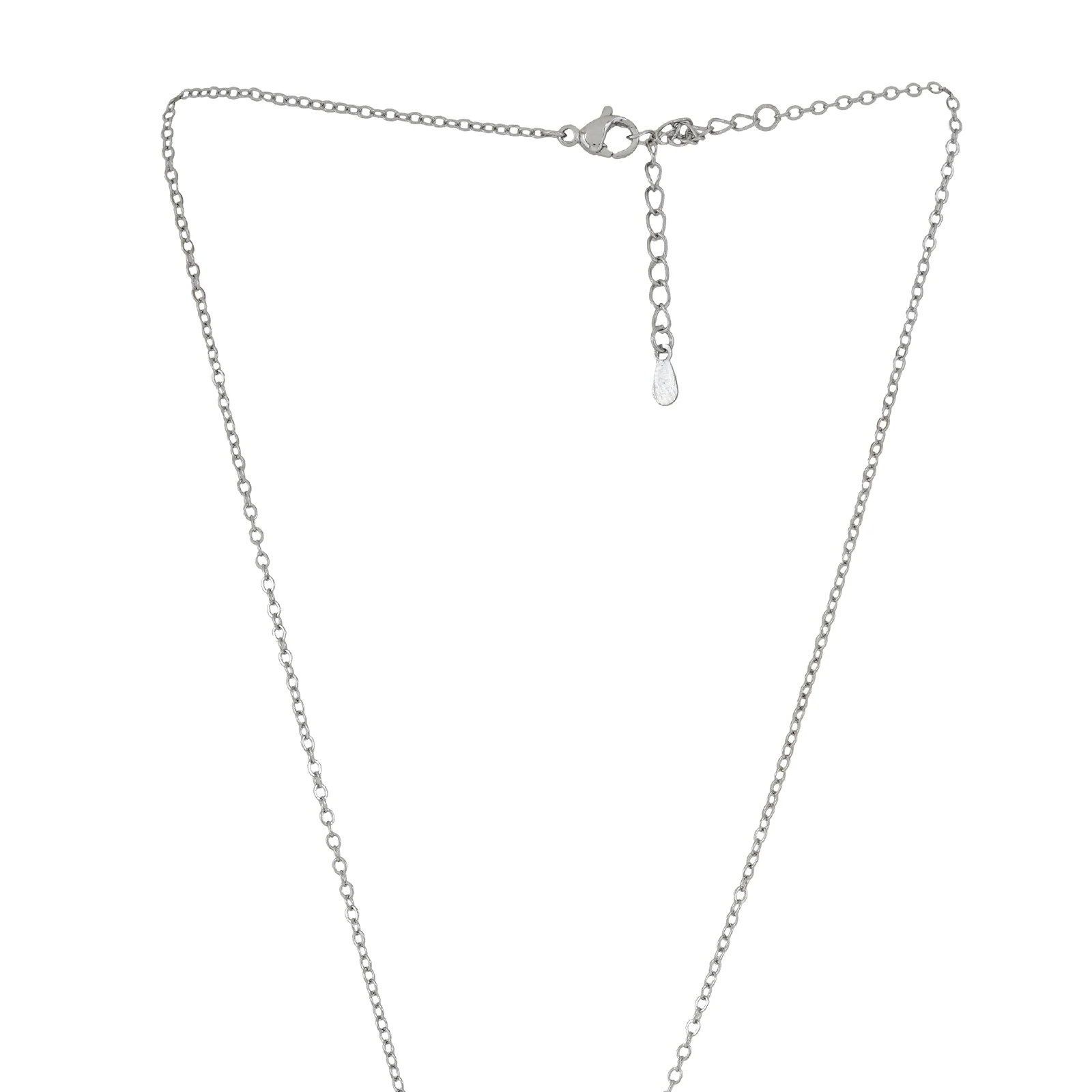 Star Drop Silver Necklace - Image 5