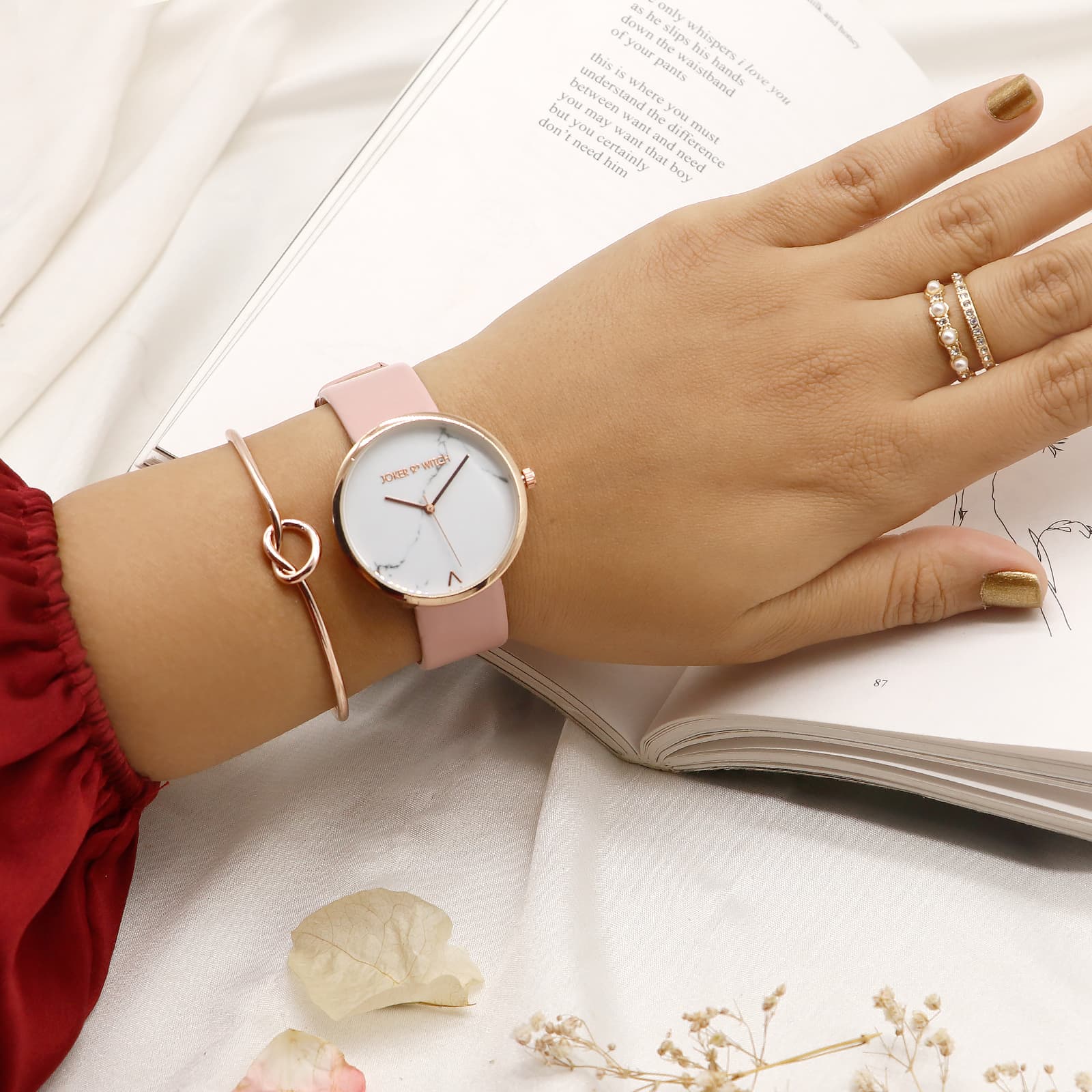 Stardust Rose Gold & Pink Love Triangle - Image 2