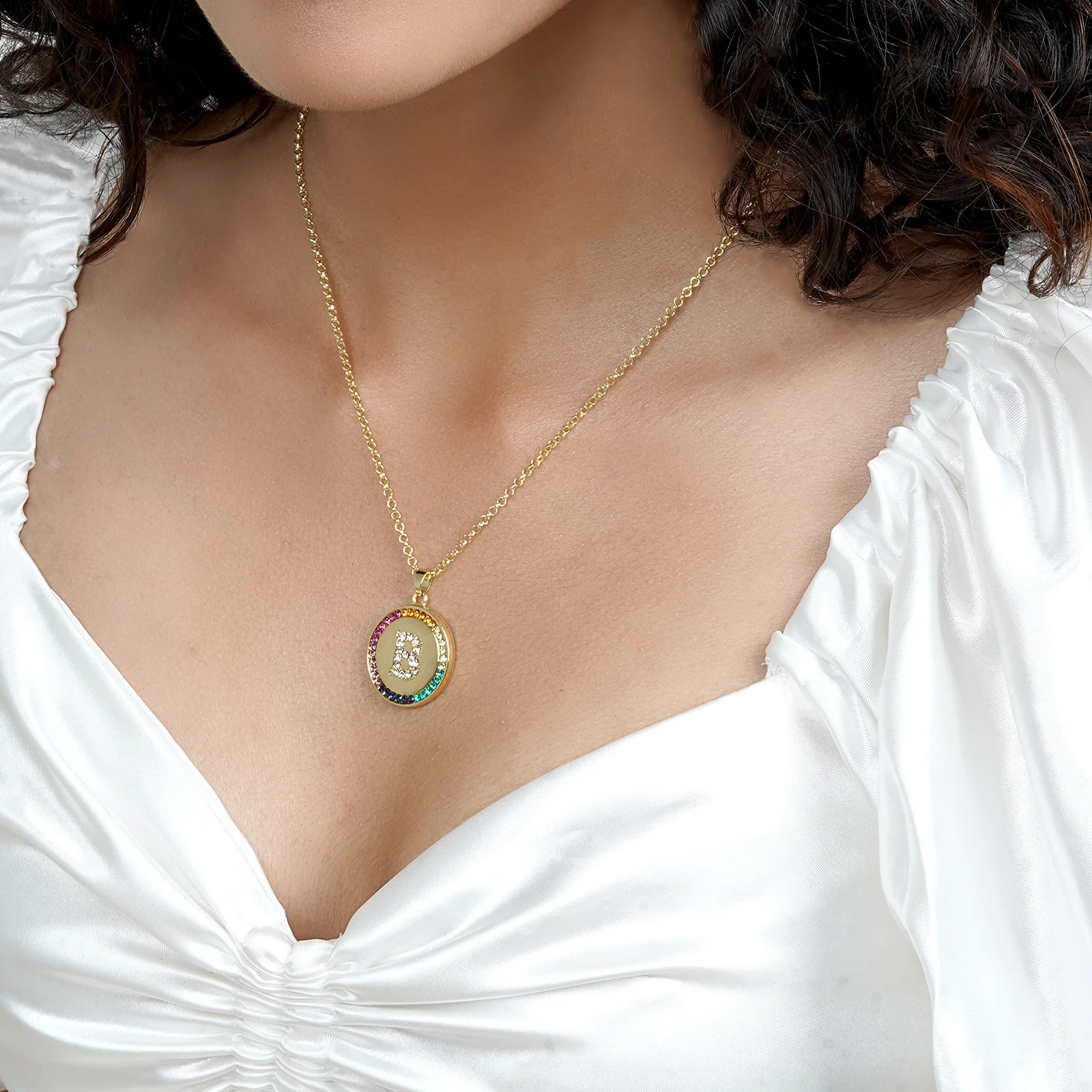 Starlet Alphabet B Necklace - Image 2