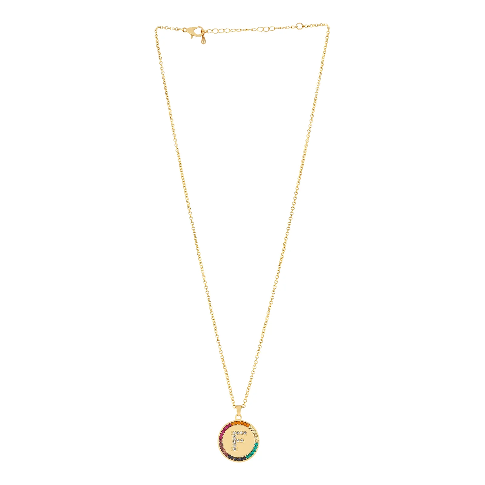 Starlet Alphabet F Necklace - Image 3