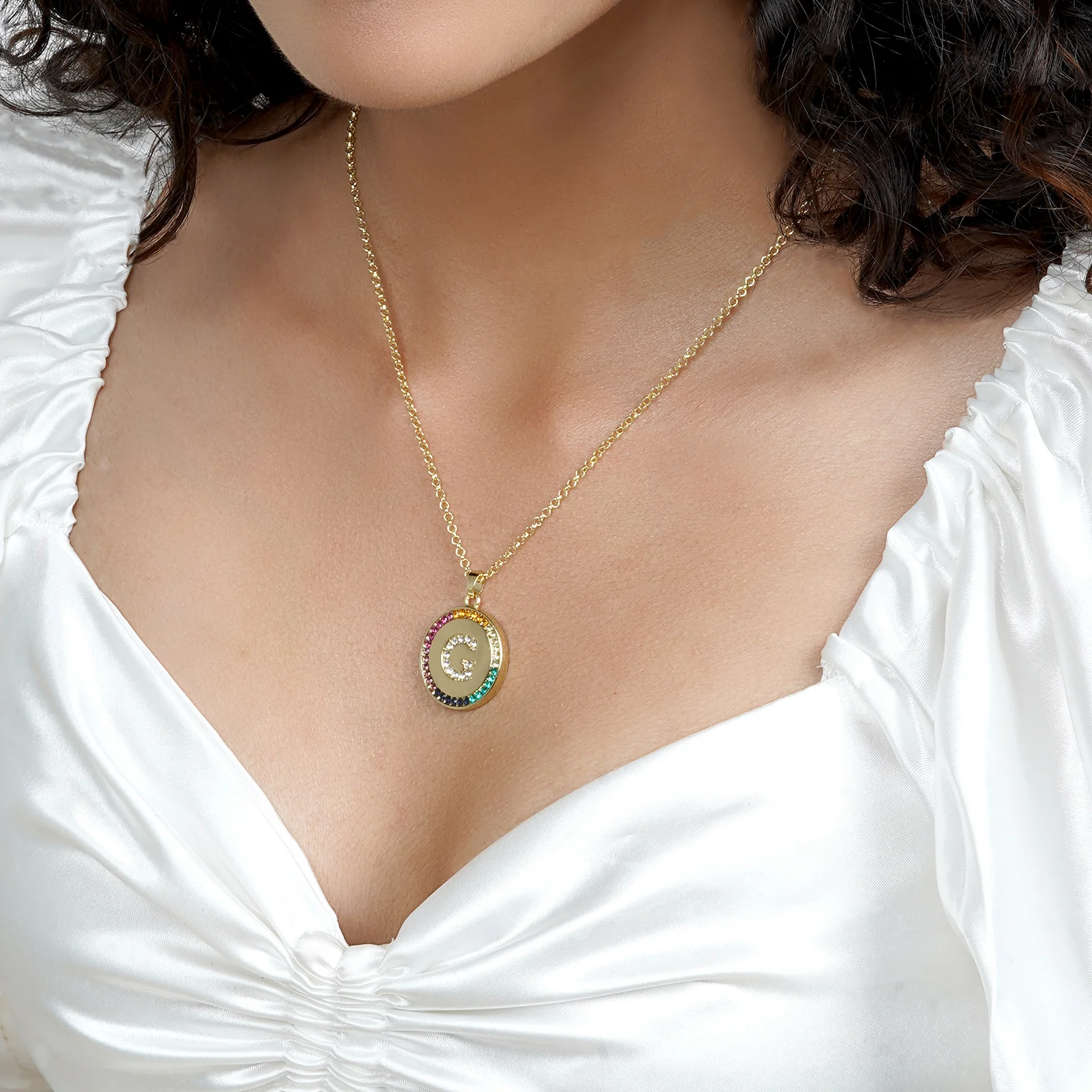 Starlet Alphabet G Necklace - Image 2