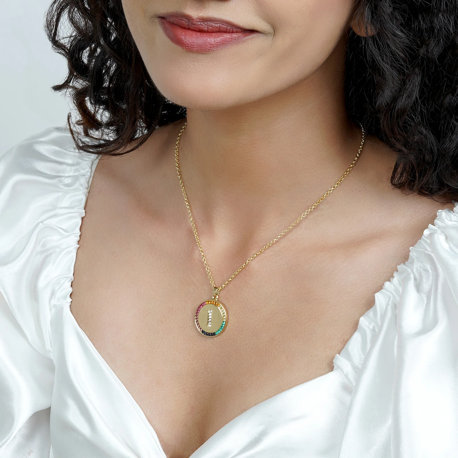 Starlet Alphabet I Necklace - Image 2